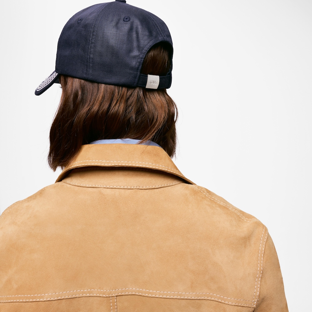 Granatowa Czapka z haftem TOUS Motifs Paisley