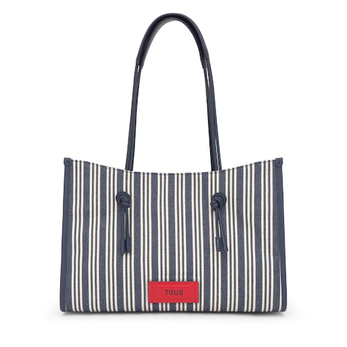 Shopper gran de jacquard blau TOUS Summer Holidays