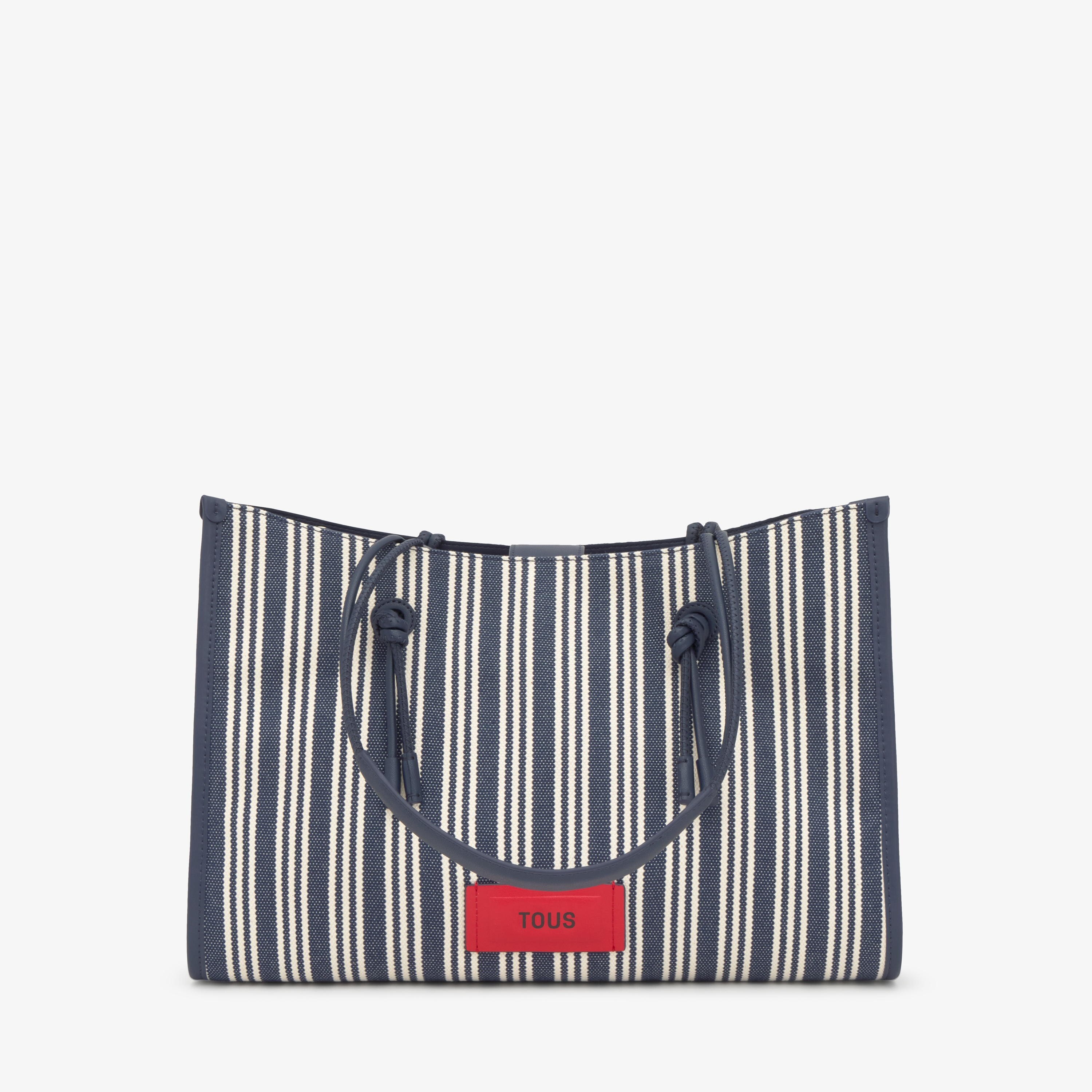Large blue jacquard Shopping bag TOUS Summer Holidays