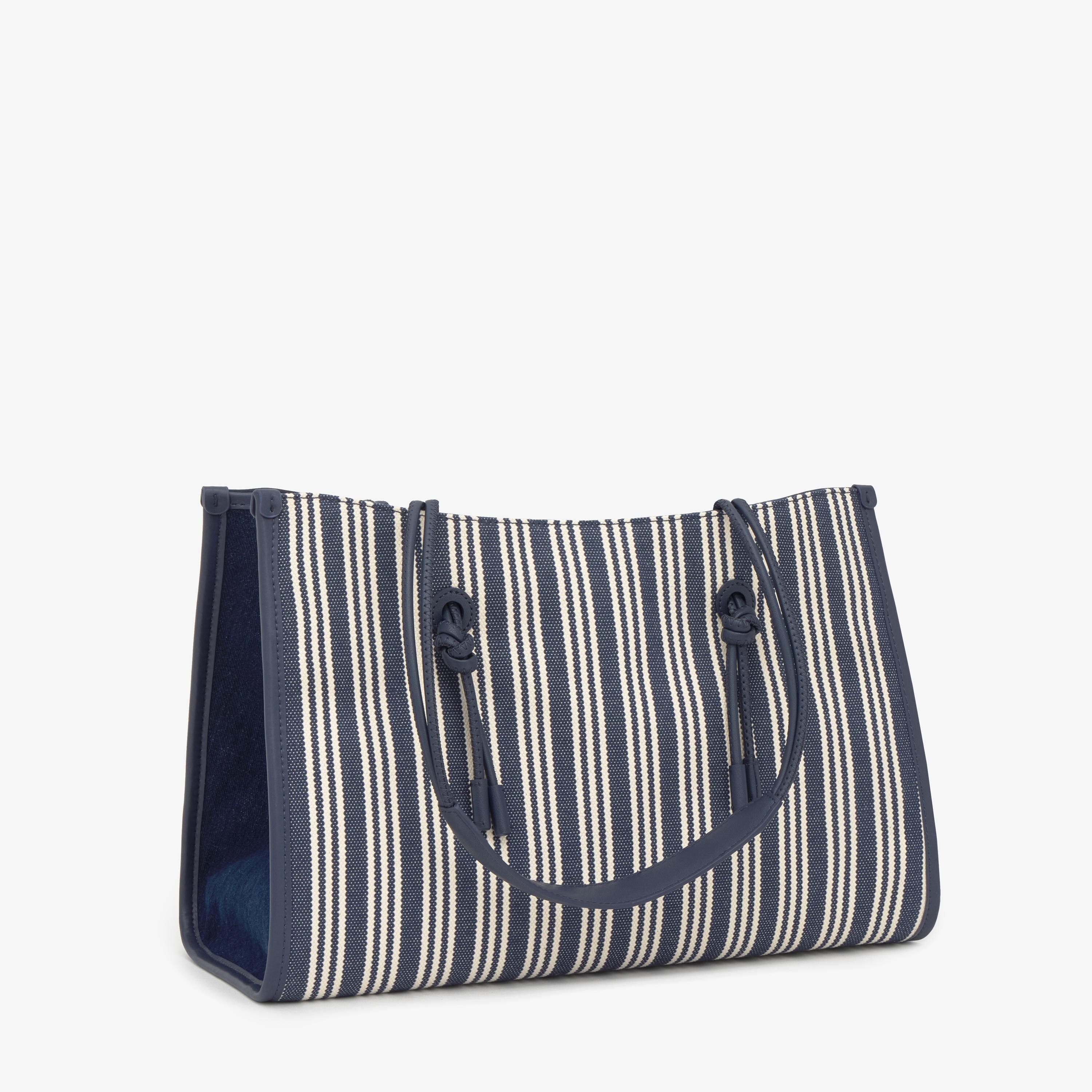 Large blue jacquard Shopping bag TOUS Summer Holidays