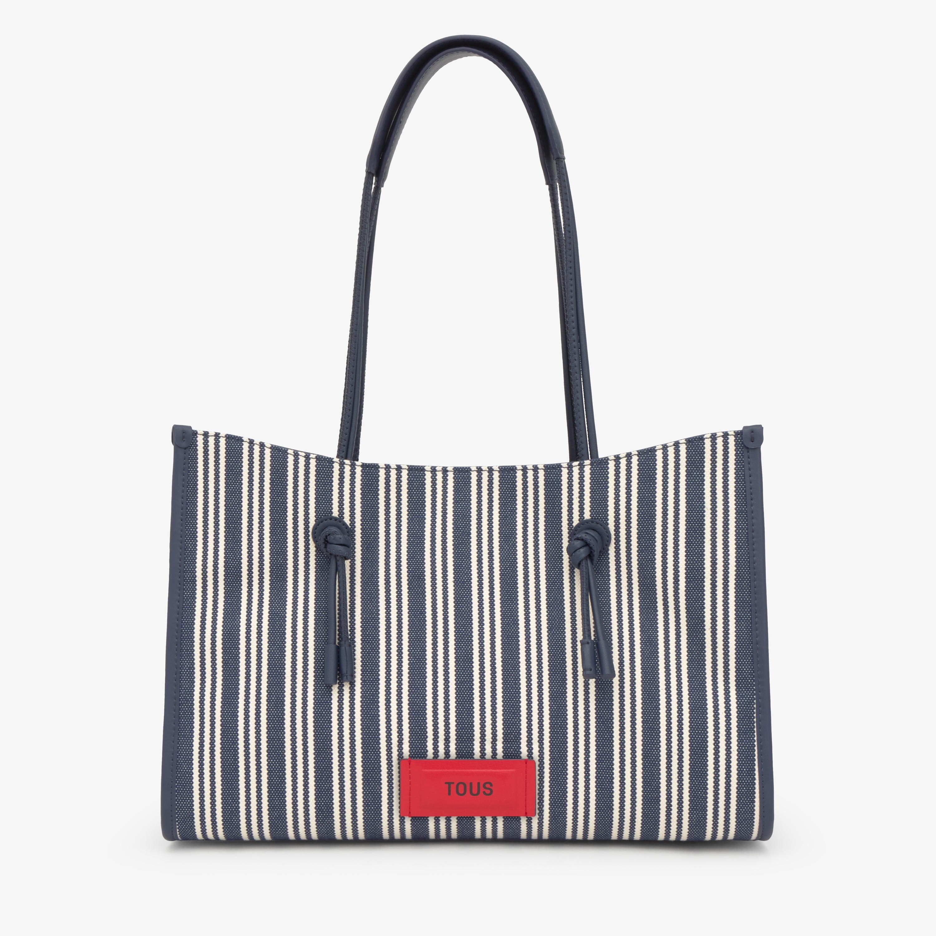 Large blue jacquard Shopping bag TOUS Summer Holidays