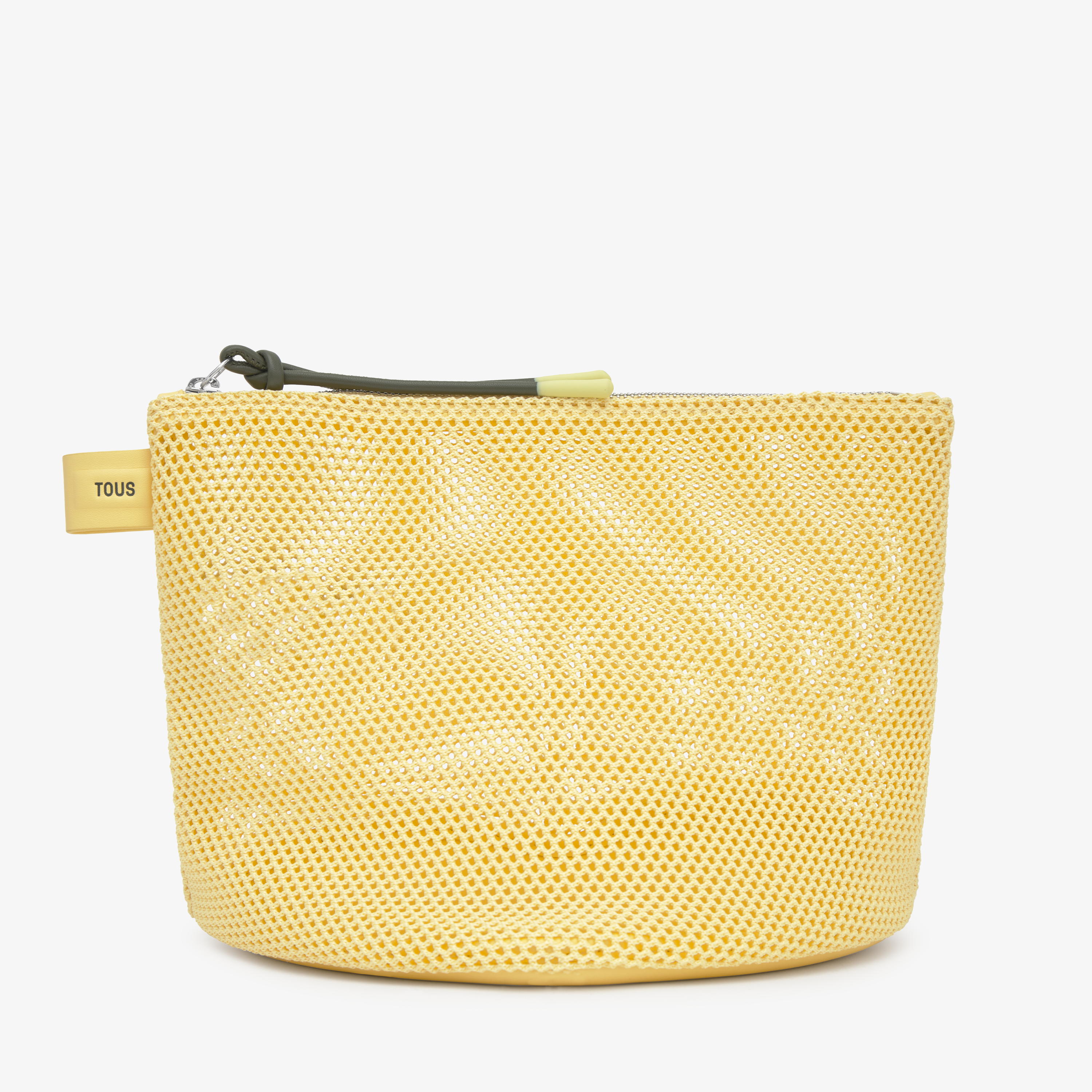 Yellow heart Toiletry bag TOUS Icons Mesh