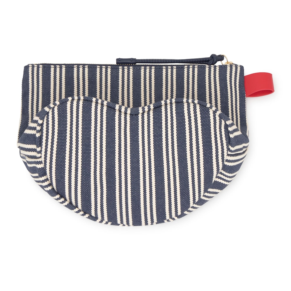 TOUS Icons navy blue heart toiletry bag