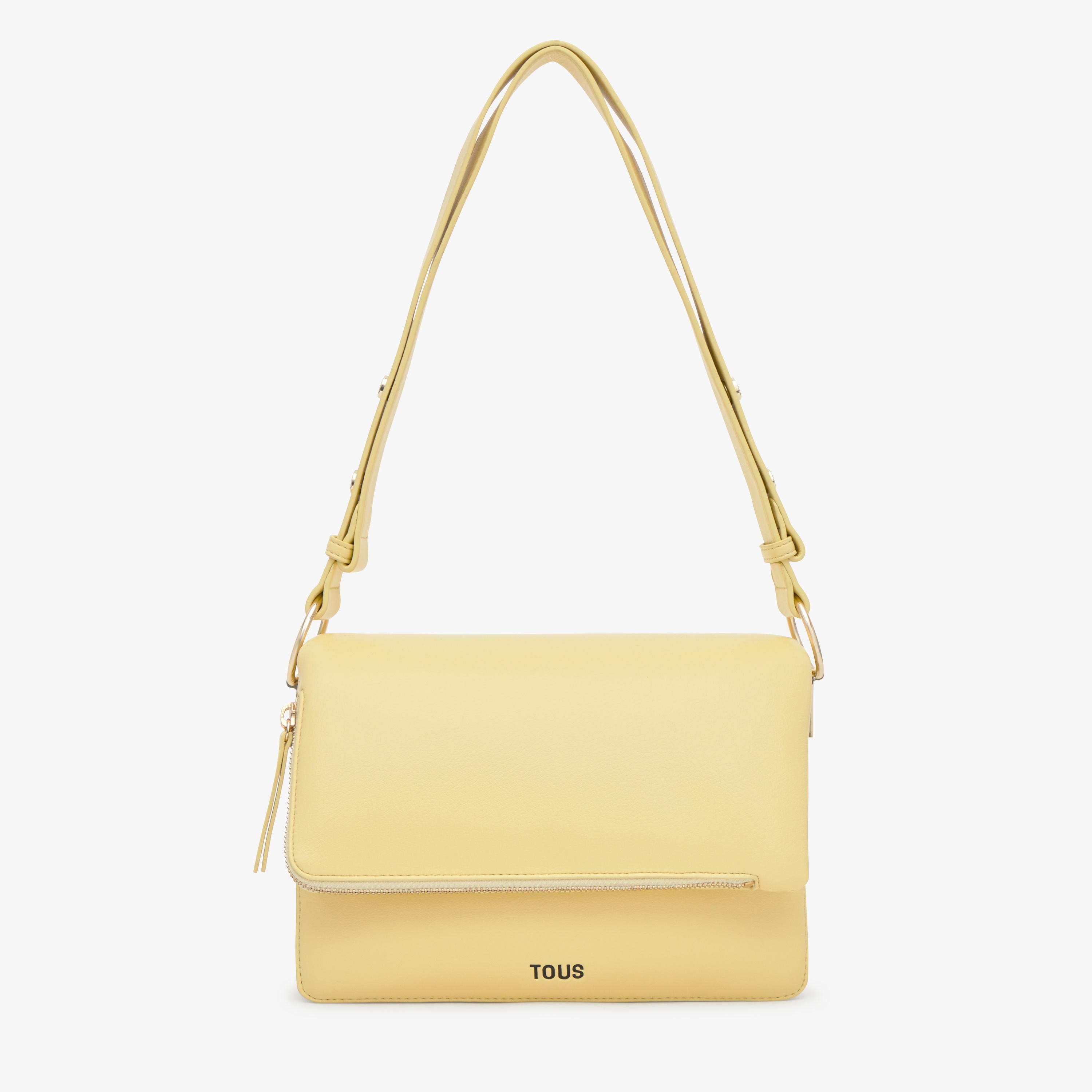 Medium light yellow Crossbody bag TOUS Audree Soft