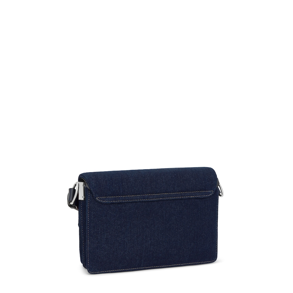 Bandolera mediana azul marino Audree Soft