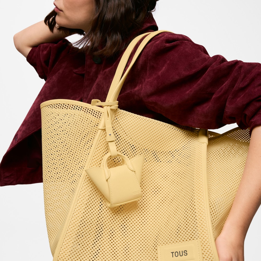 Žlt&yacute; Pr&iacute;vesok na kľ&uacute;če s&nbsp;tulip&aacute;nom TOUS Icons