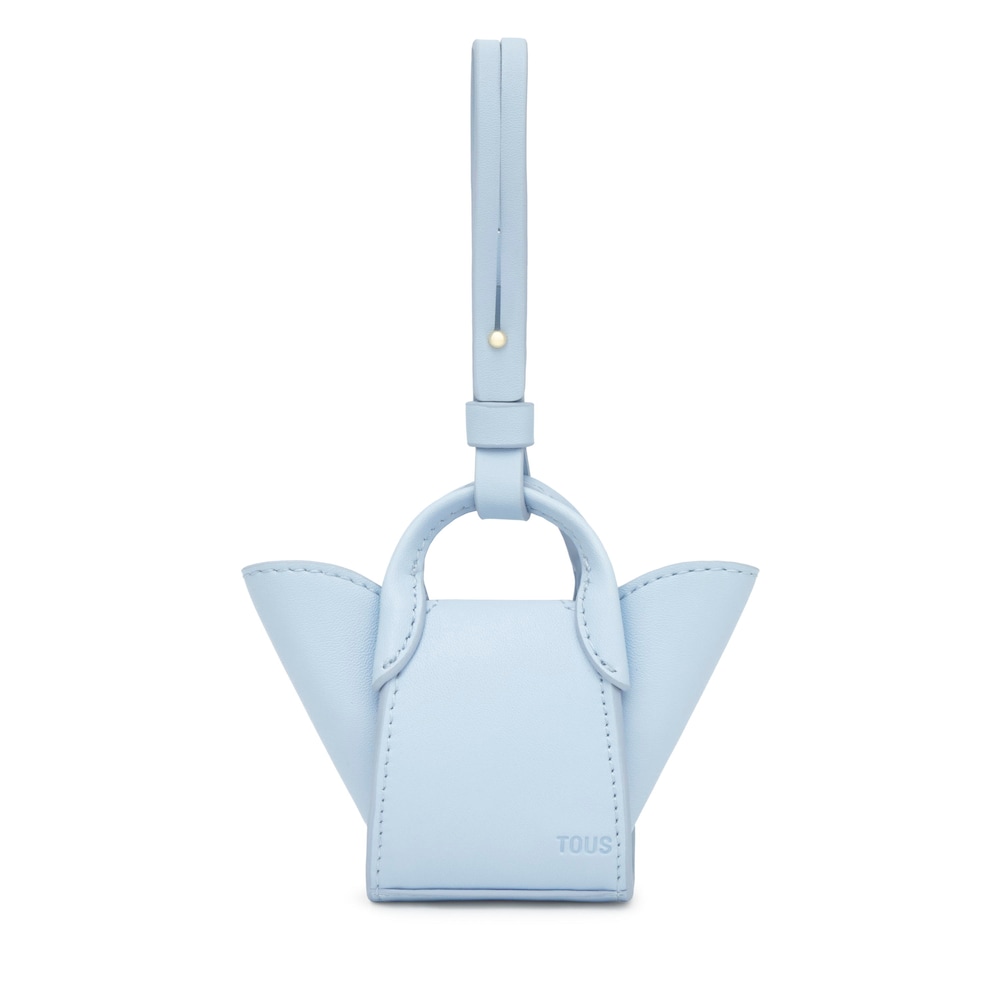 Błękitny Breloczek z charmsem z motywem tulipana TOUS Icons