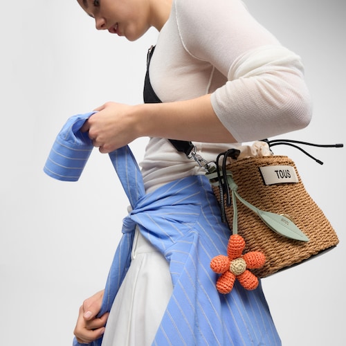 Llavero charm daisy naranja TOUS Icons