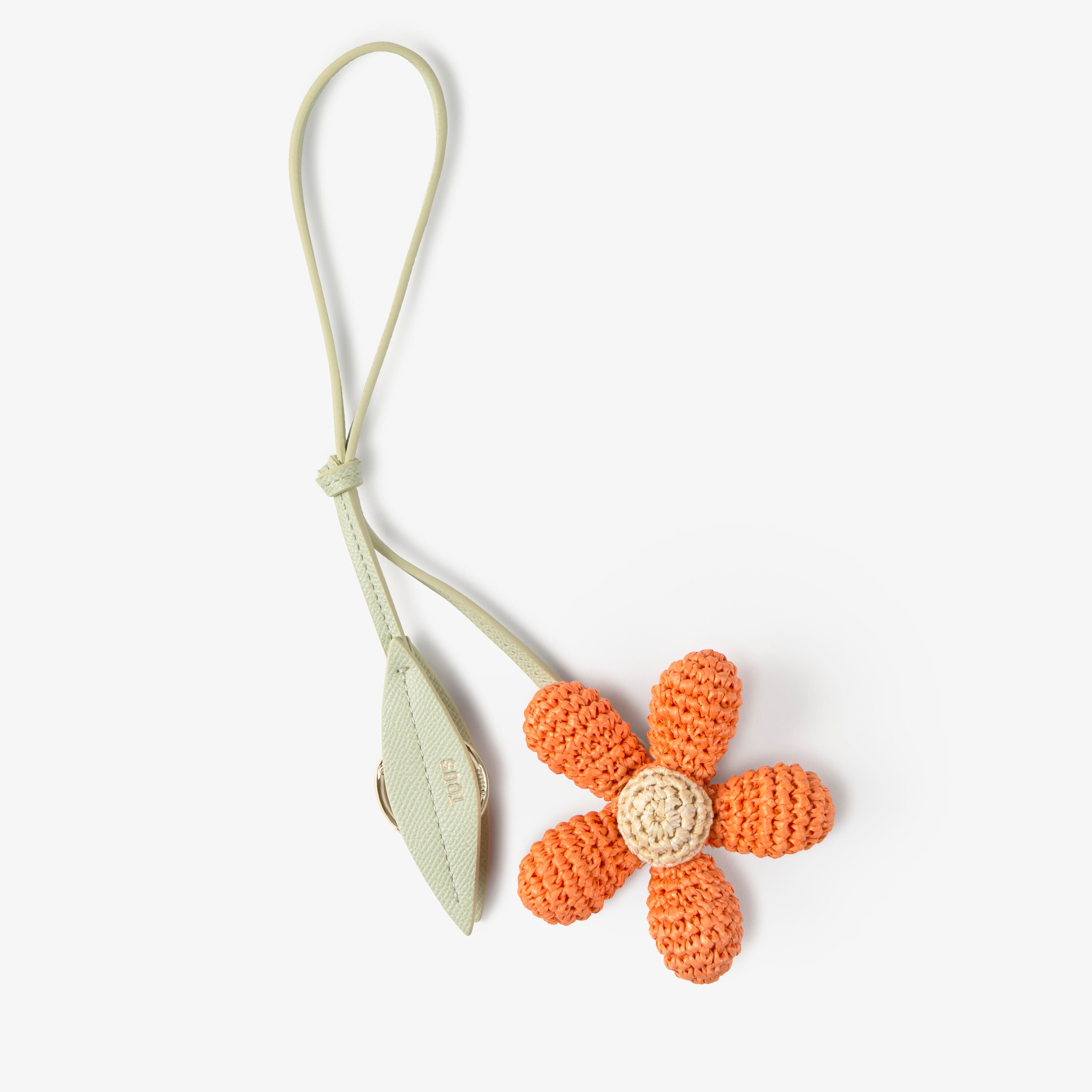 Charm key ring with orange daisy TOUS Icons