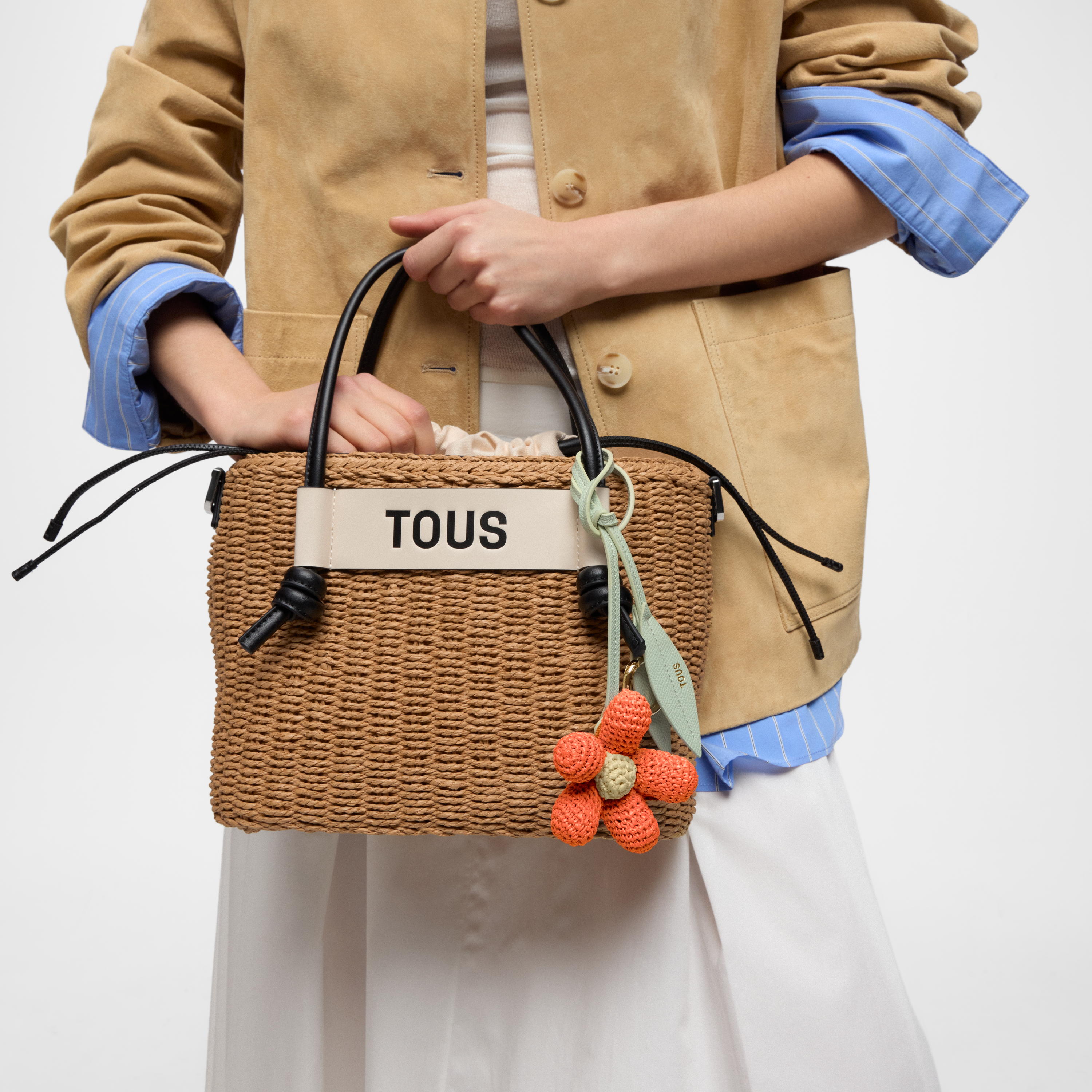 Charm key ring with orange daisy TOUS Icons