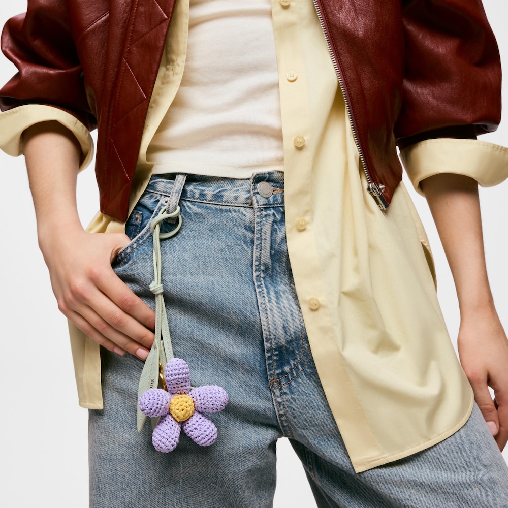 Llavero charm daisy malva TOUS Icons