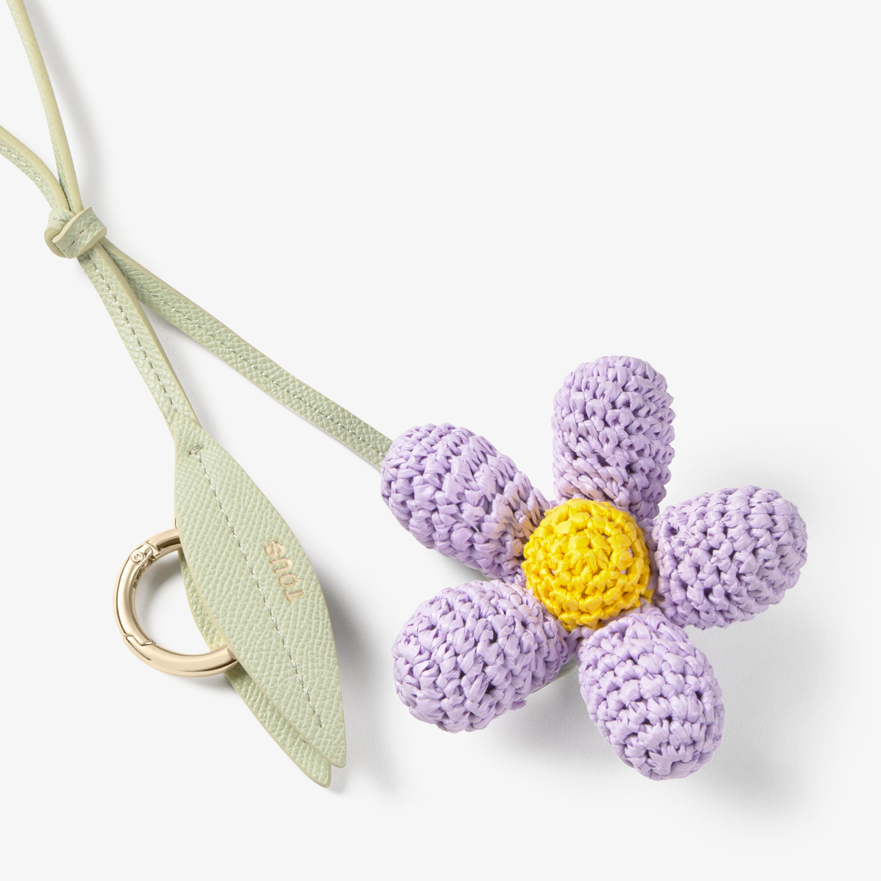 Charm key ring with mauve daisy TOUS Icons