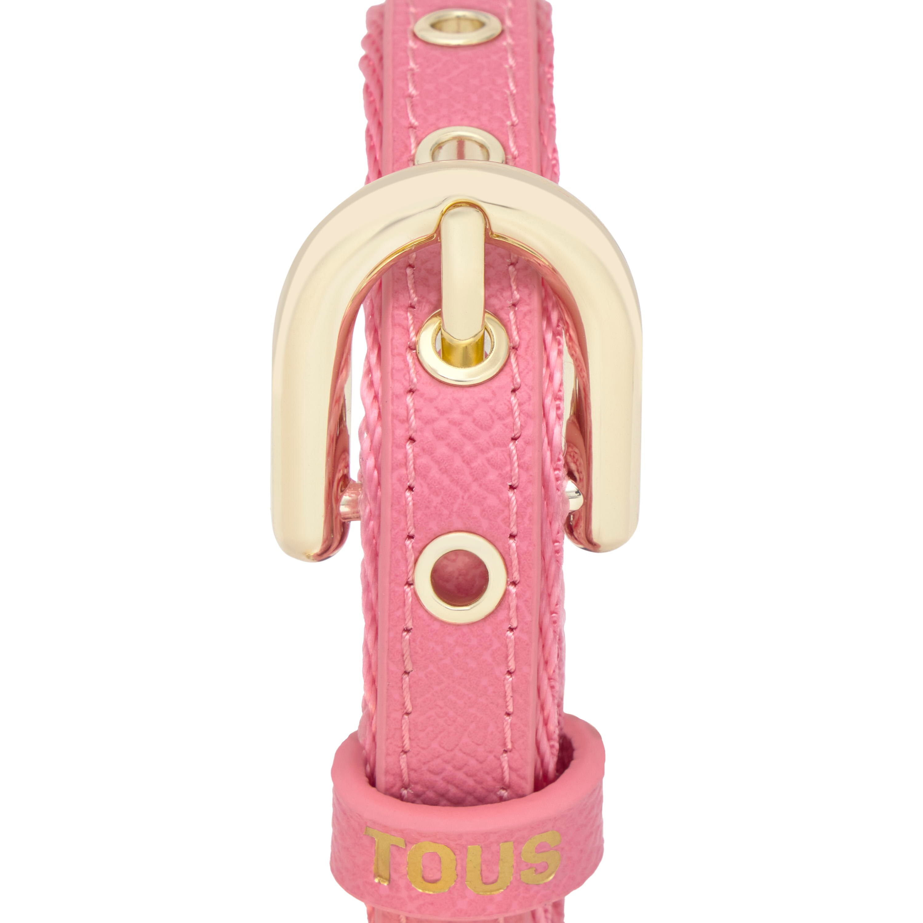 pink nylon Dog collar TOUS Dogs Jewelry