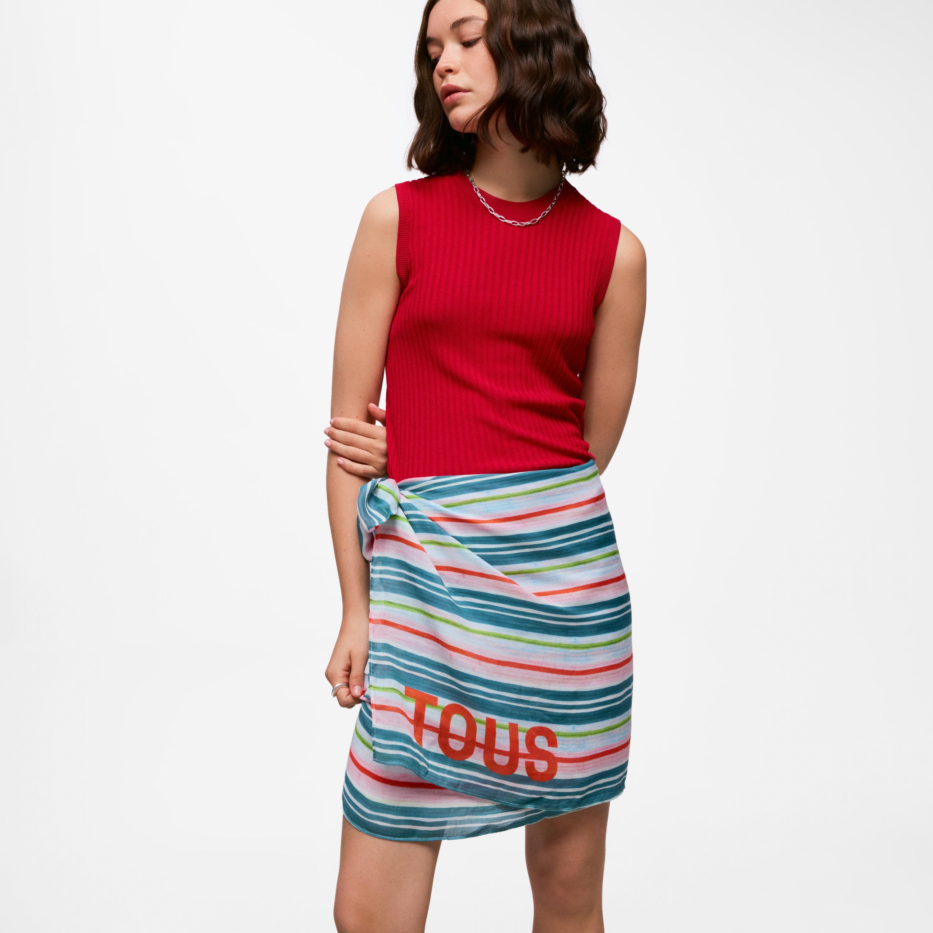 Turquoise Wrap TOUS Stripes