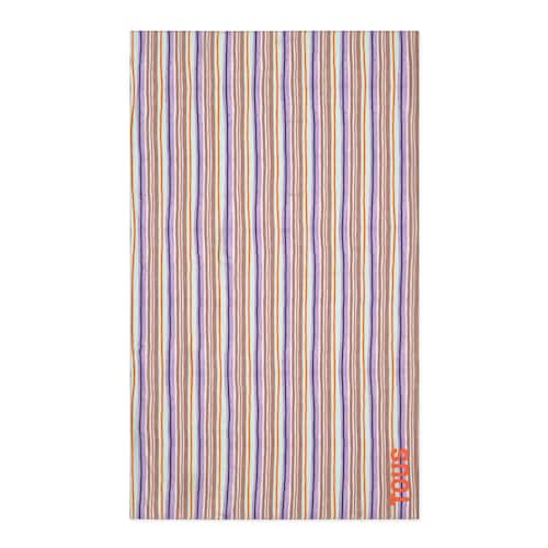 Pareo w kolorze brązowym TOUS Stripes