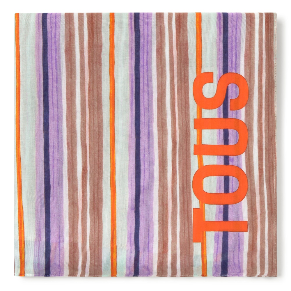 Pareo w kolorze brązowym TOUS Stripes