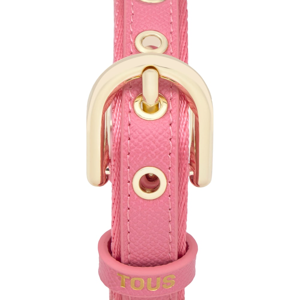 Small &nu;ά&iota;&lambda;&omicron;&nu; &kappa;&omicron;&lambda;ά&rho;&omicron; &sigma;&kappa;ύ&lambda;&omicron;&upsilon; &sigma;&epsilon; &rho;&omicron;&zeta; &chi;&rho;ώ&mu;&alpha; TOUS Dogs Jewelry