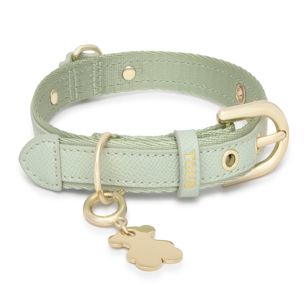 M&auml;tovo zelen&yacute; nylonov&yacute; Ps&iacute; obojok veľkosti S TOUS Dogs Jewelry