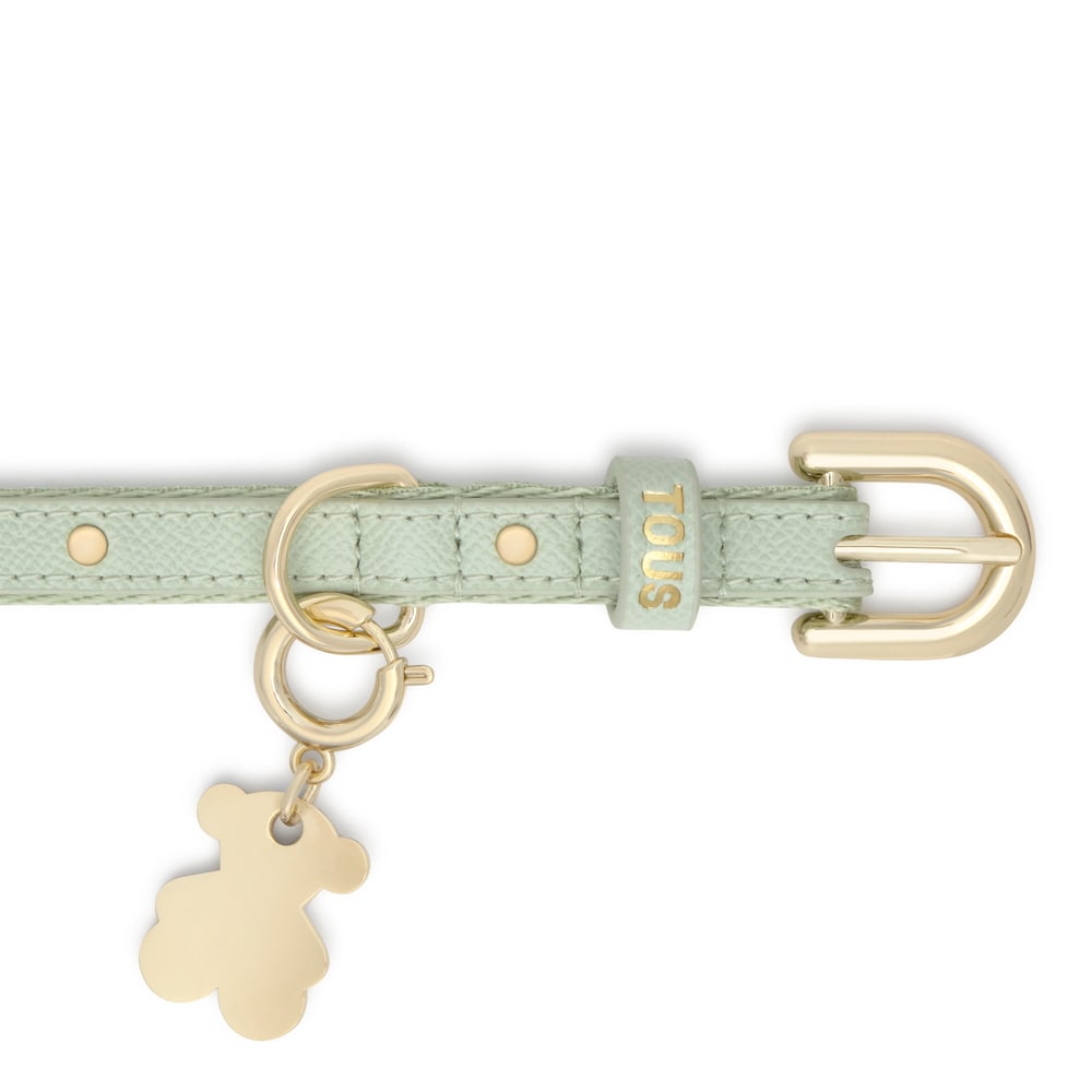 M&auml;tovo zelen&yacute; nylonov&yacute; Ps&iacute; obojok veľkosti S TOUS Dogs Jewelry