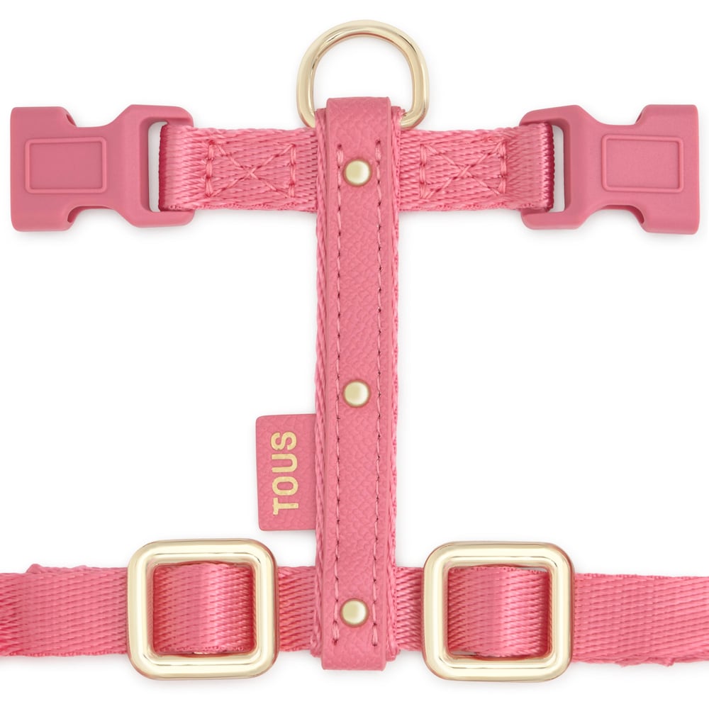 Pettorina per cane in nylon rosa taglia S TOUS Dogs Jewelry