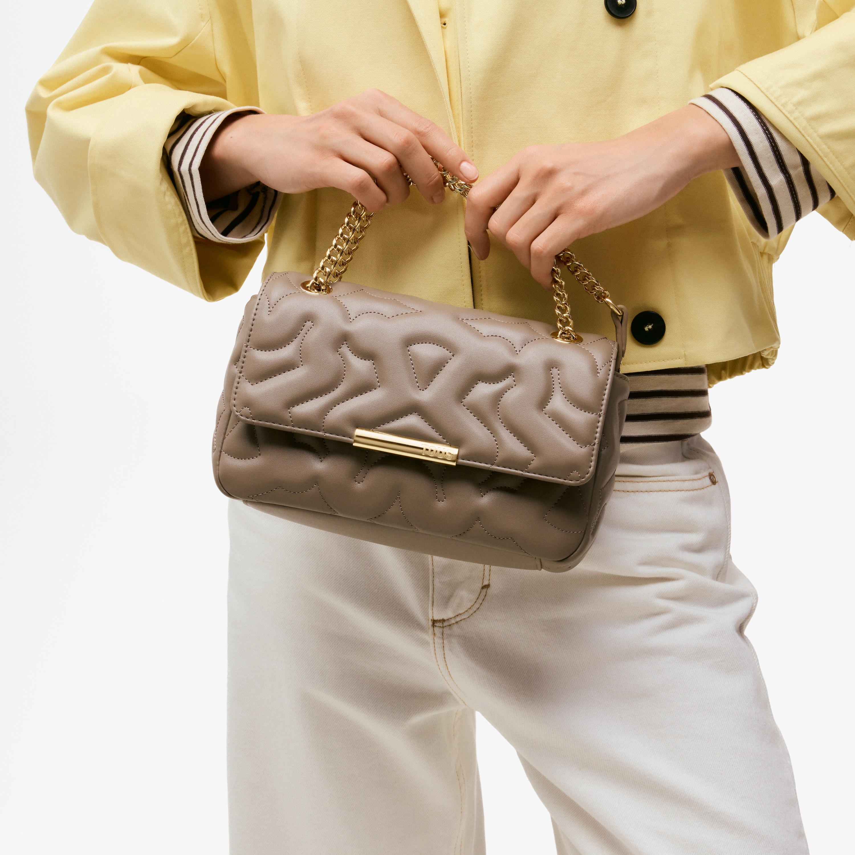 Small taupe Crossbody bag TOUS Bear Dream | TOUS