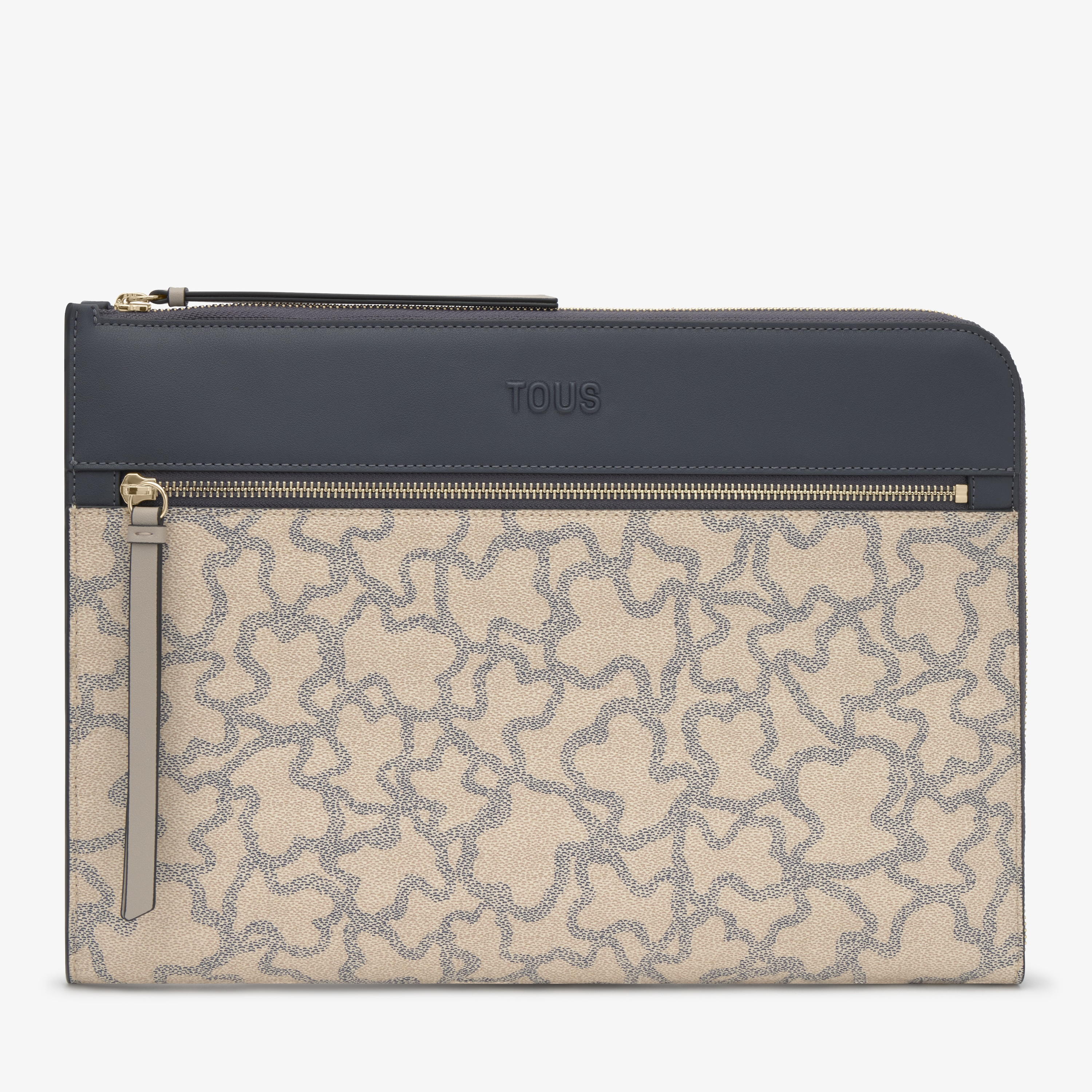 Taupe Laptop sleeve TOUS Kaos Icon