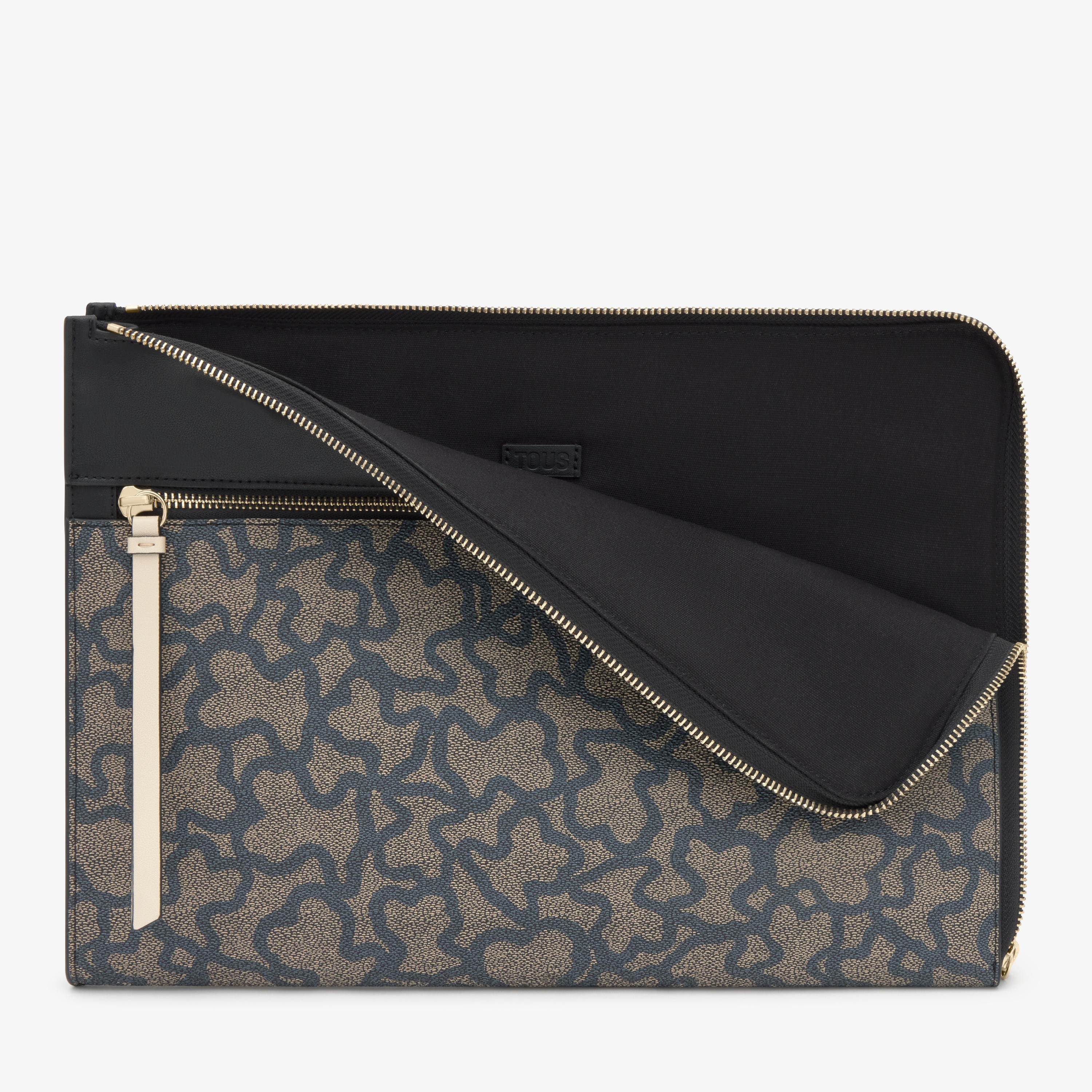 Black Laptop sleeve TOUS Kaos Icon
