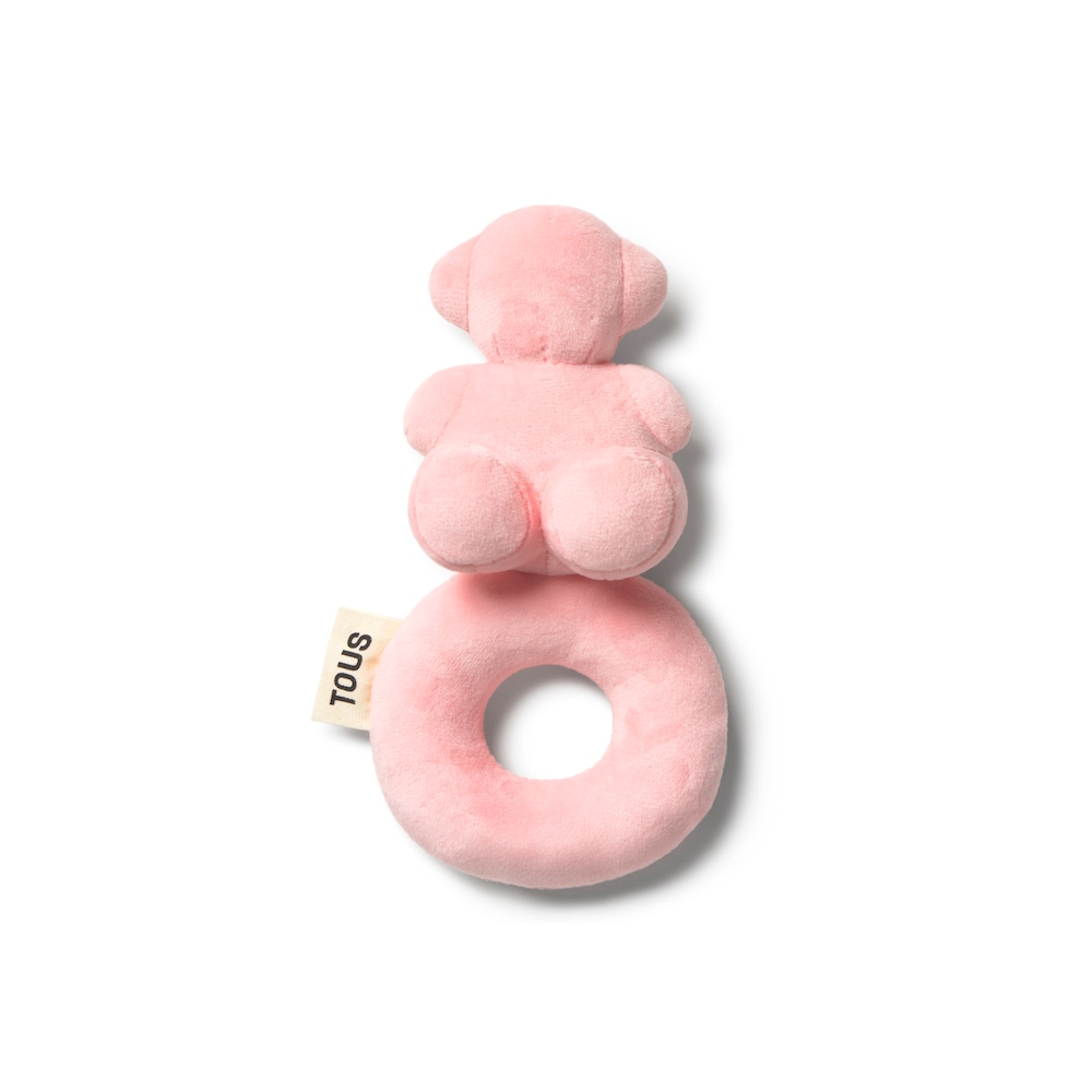 Pink TBear baby rattle