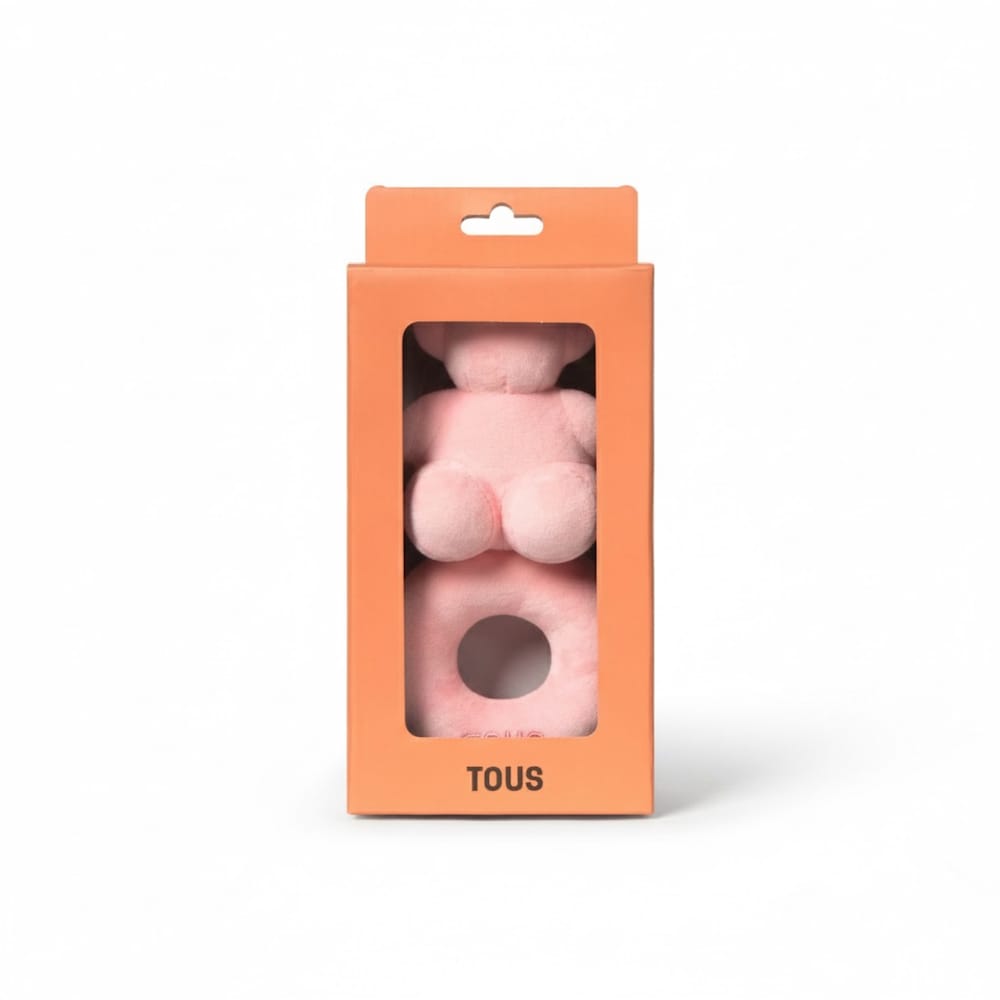 Pink TBear baby rattle