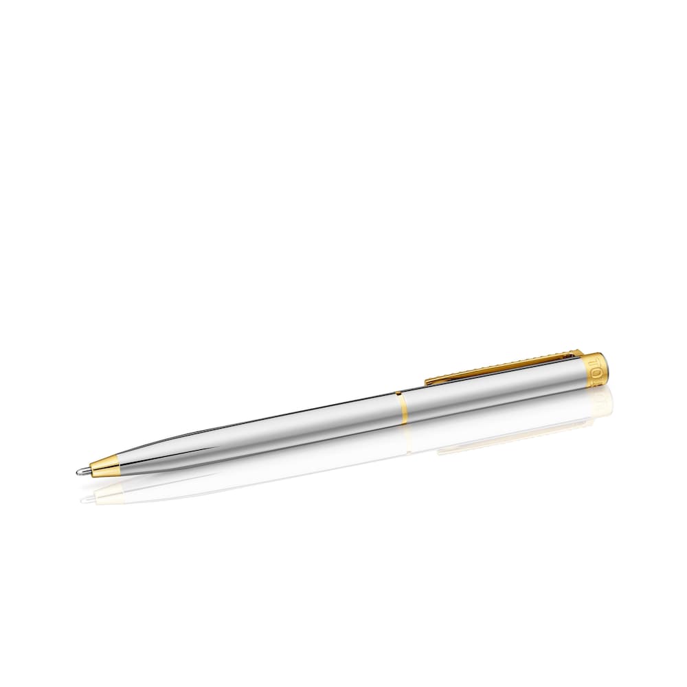 Bol&iacute;grafo cromado dorado TOUS Grain