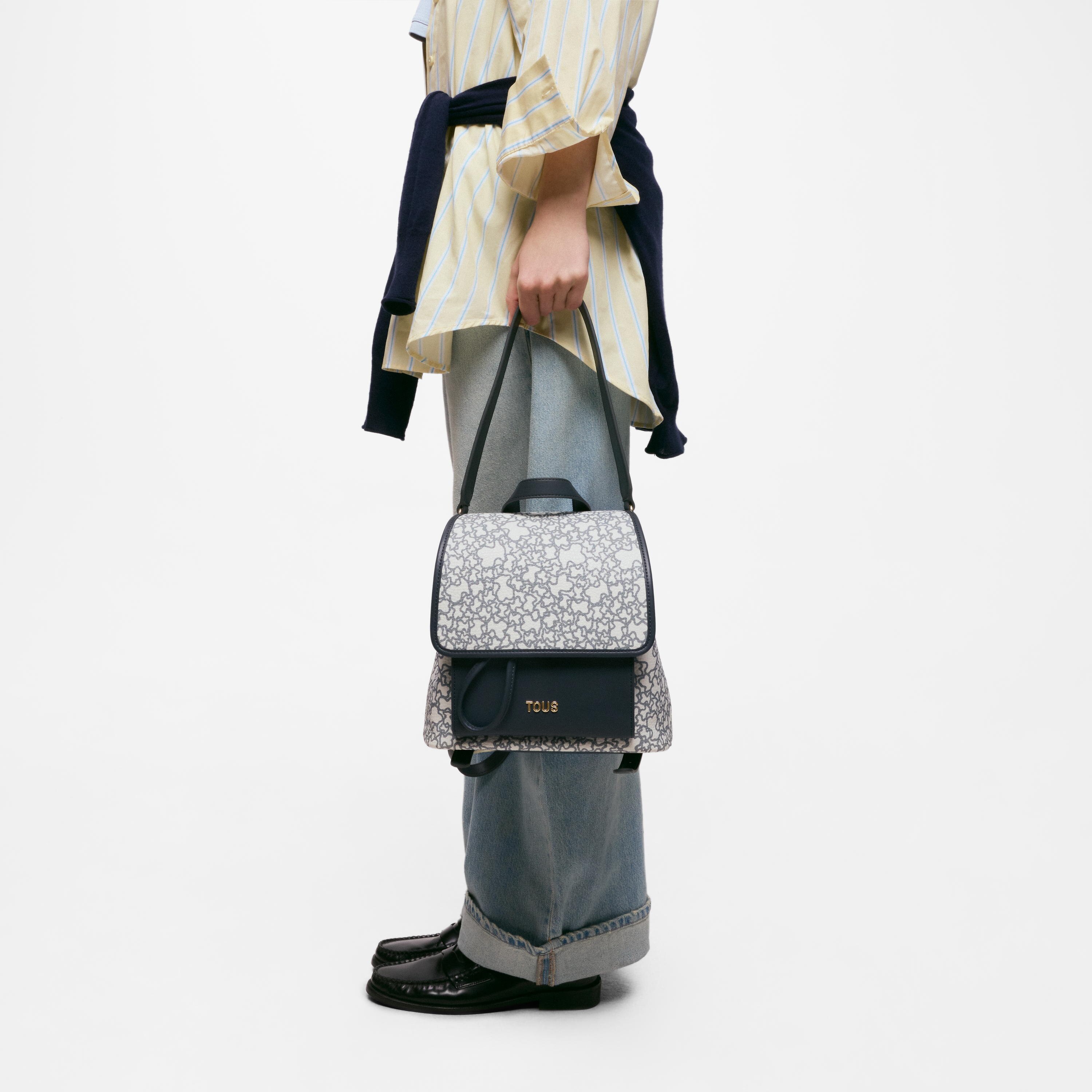 Gray Backpack TOUS Kaos Mini New