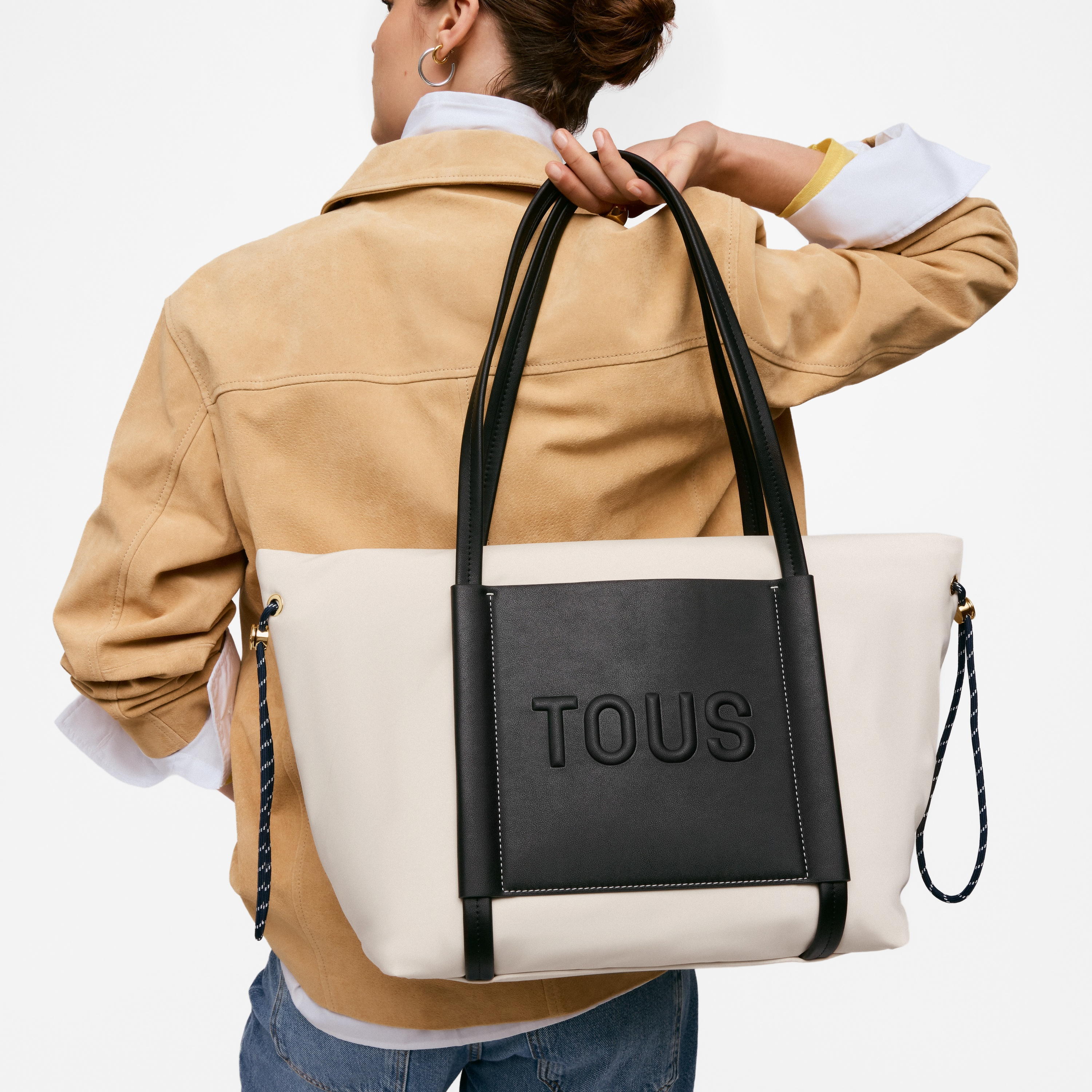 Large beige Tote bag TOUS Empire Soft New
