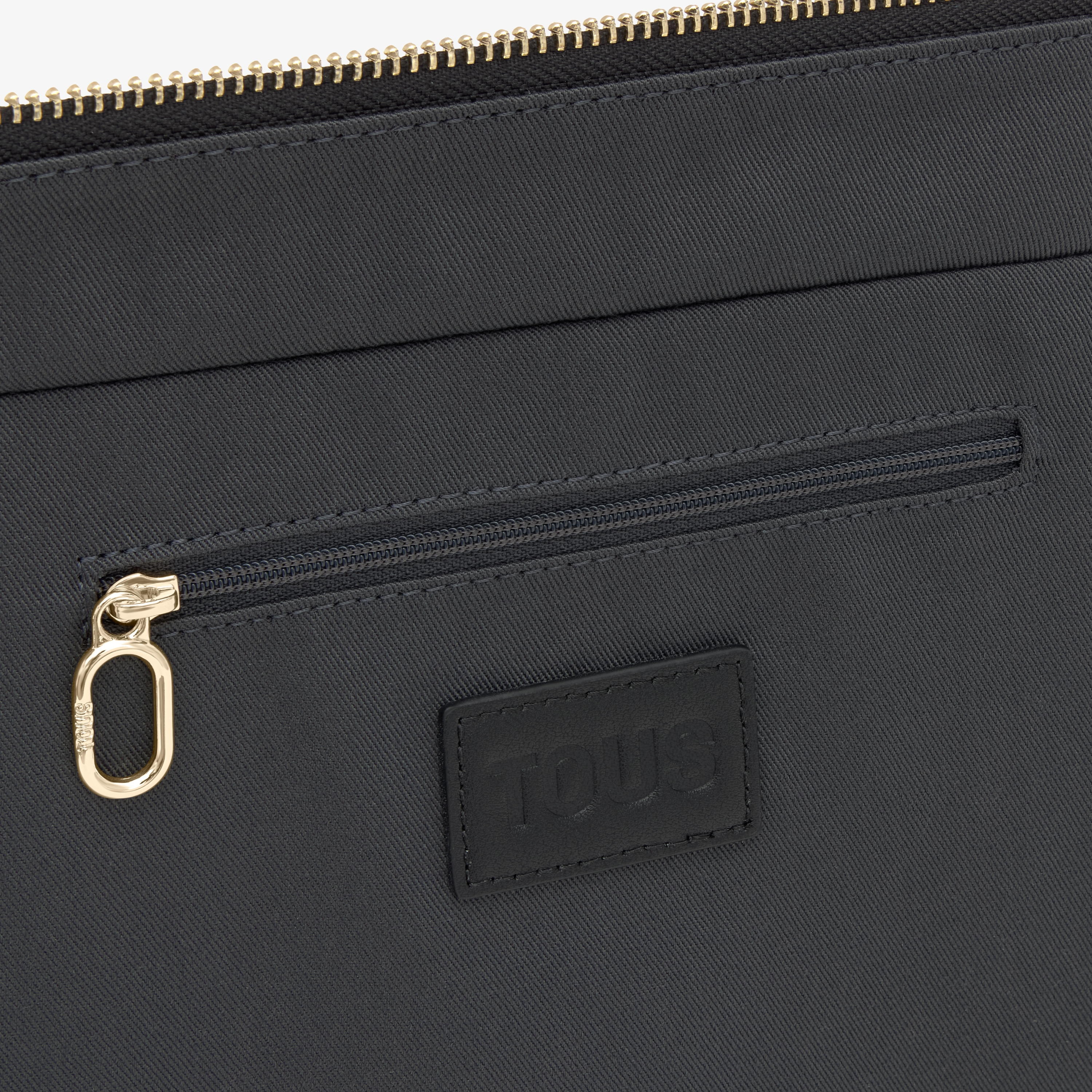 Taupe City bag TOUS Empire Soft New