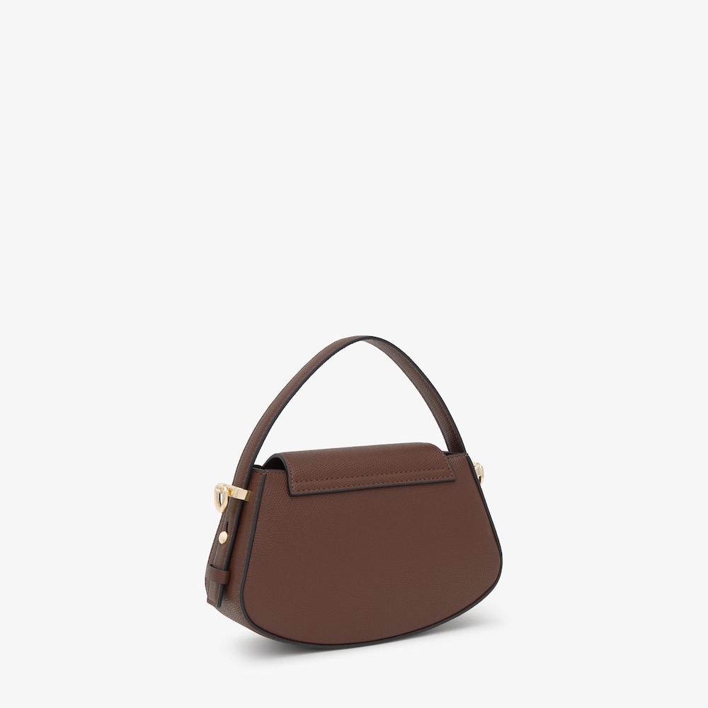 Mini bolso marr&oacute;n solapa TOUS back to basics