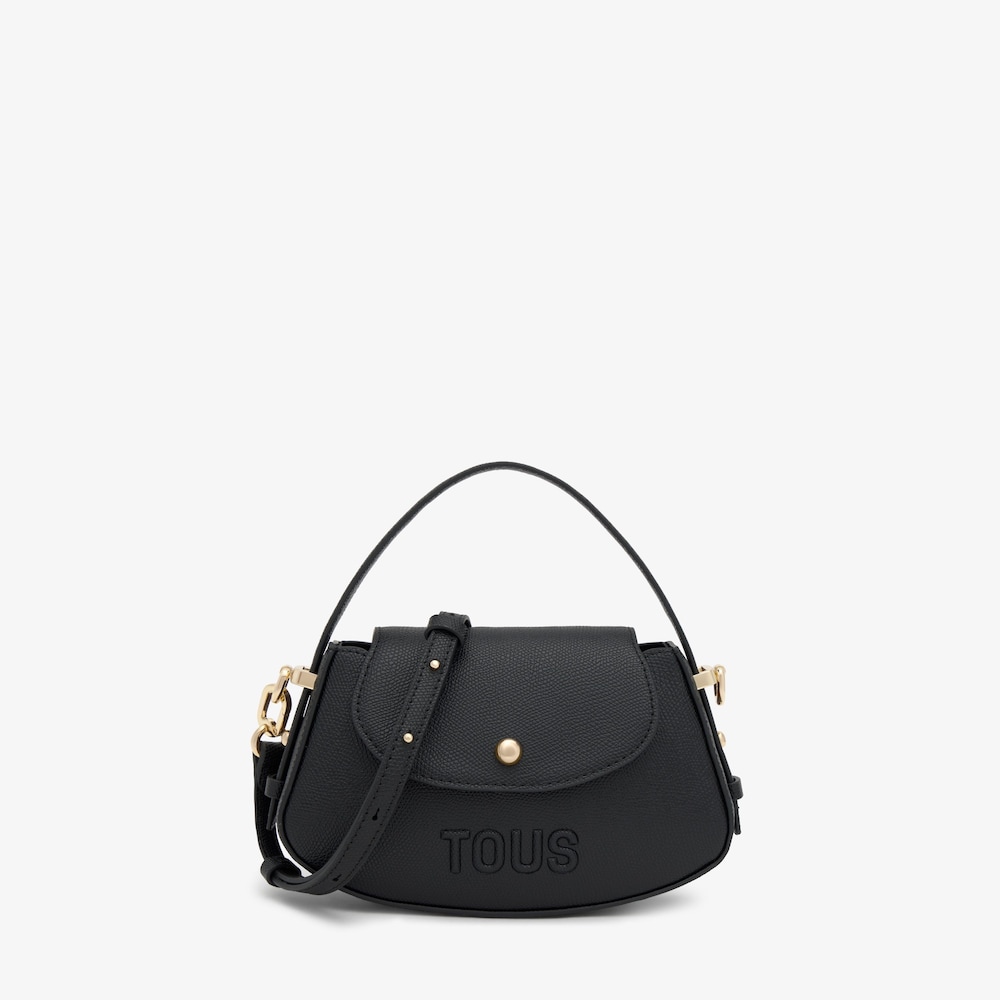 Mini bolso negro solapa TOUS back to basics