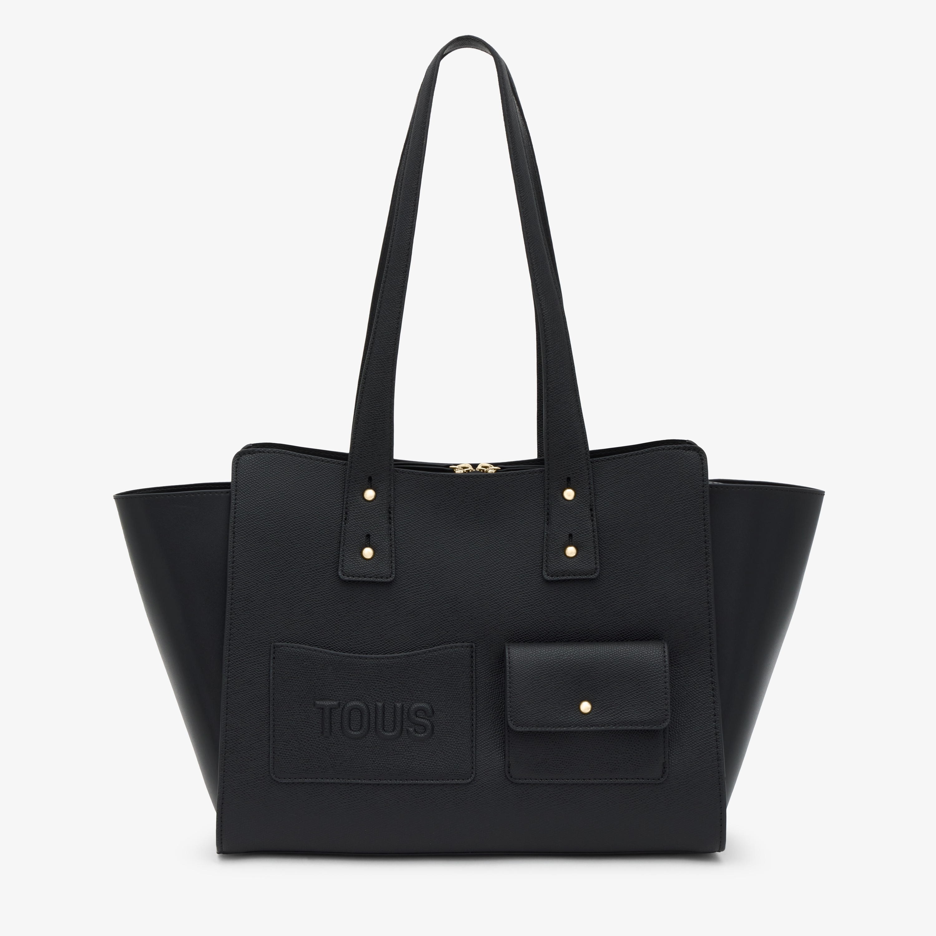 Large black Shopping bag TOUS Back to Basics