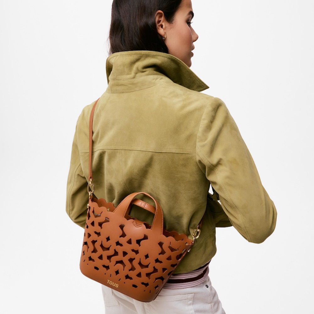 Capazo peque&ntilde;o camel TOUS Bear Shock