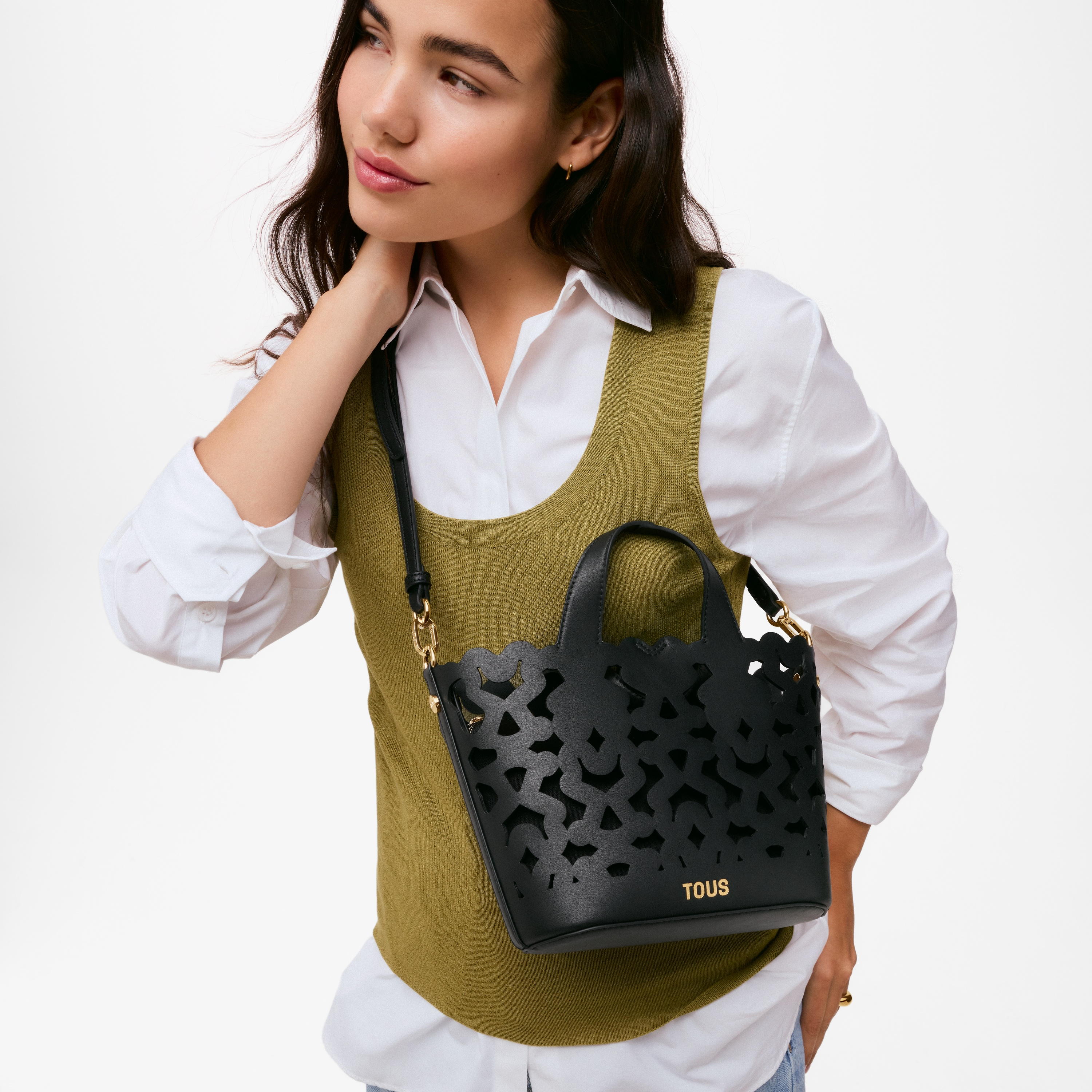 Small black Tote bag TOUS Bear Shock | TOUS