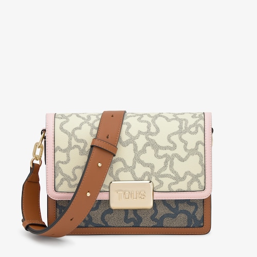 Bandolera mediana beige Kaos Icon