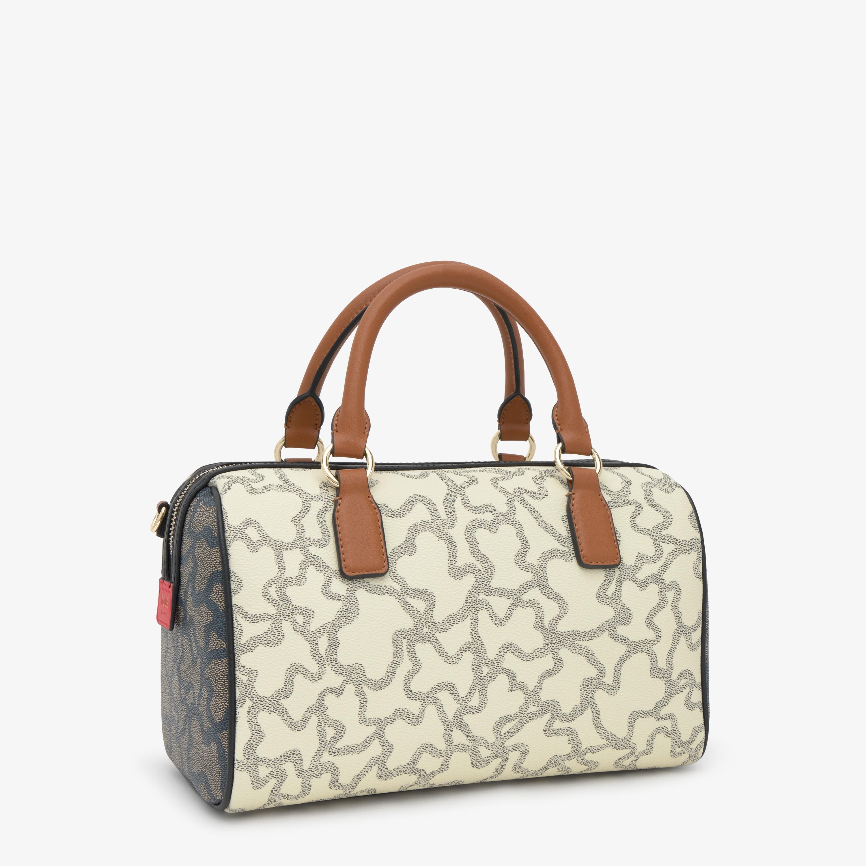 beige and black Bowling bag TOUS Kaos Icon