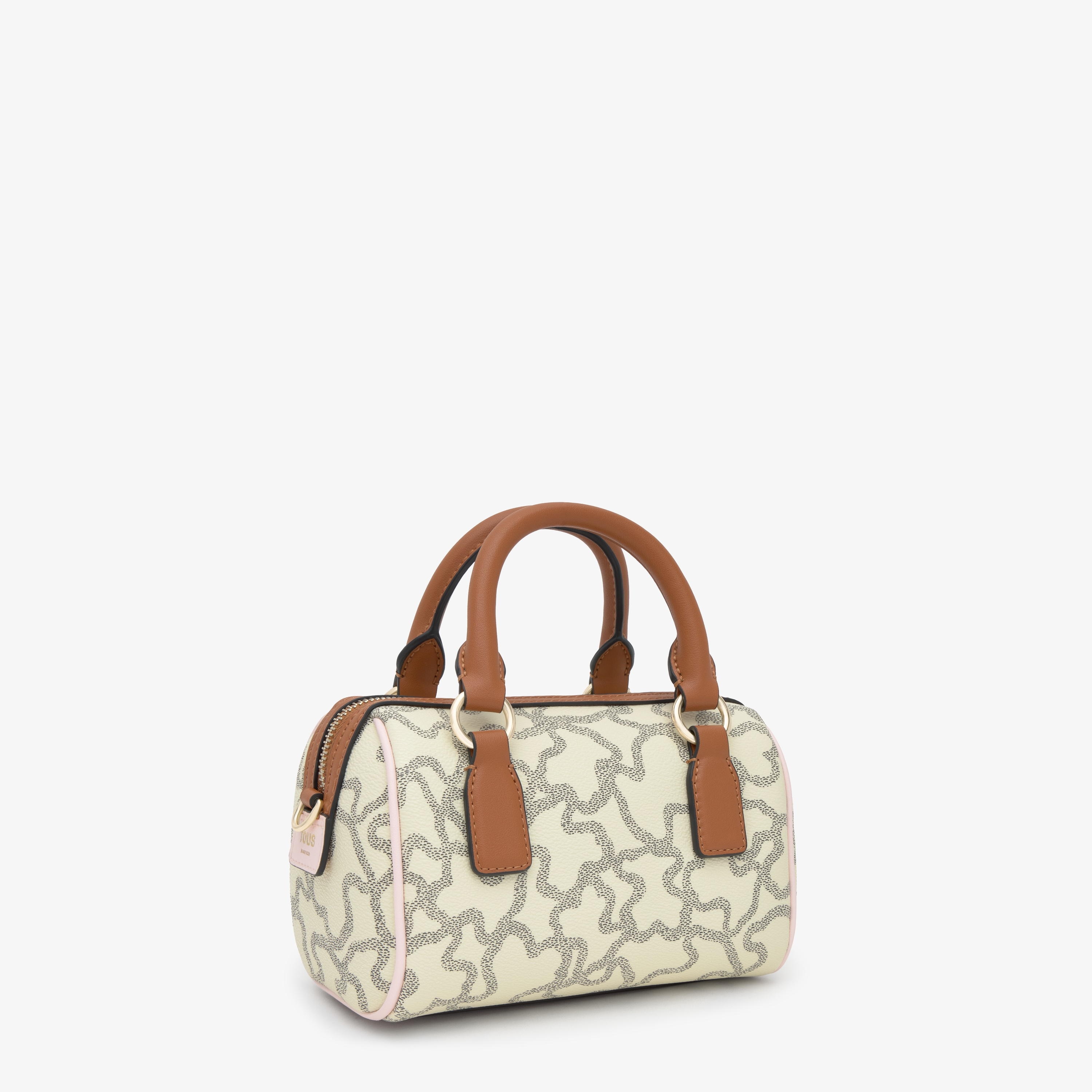 Small beige Bowling bag TOUS Kaos Icon