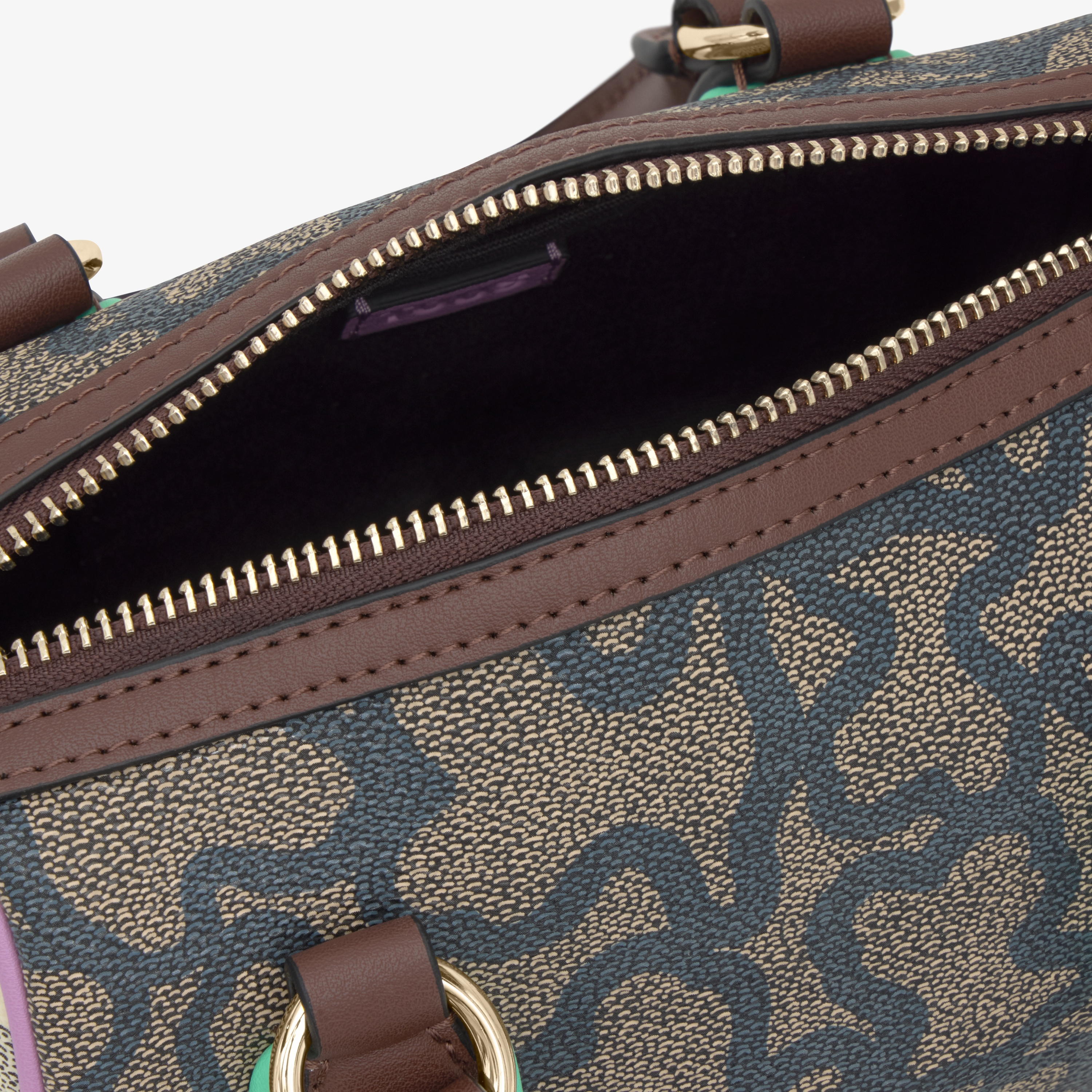 Small black and mauve Bowling bag TOUS Kaos Icon