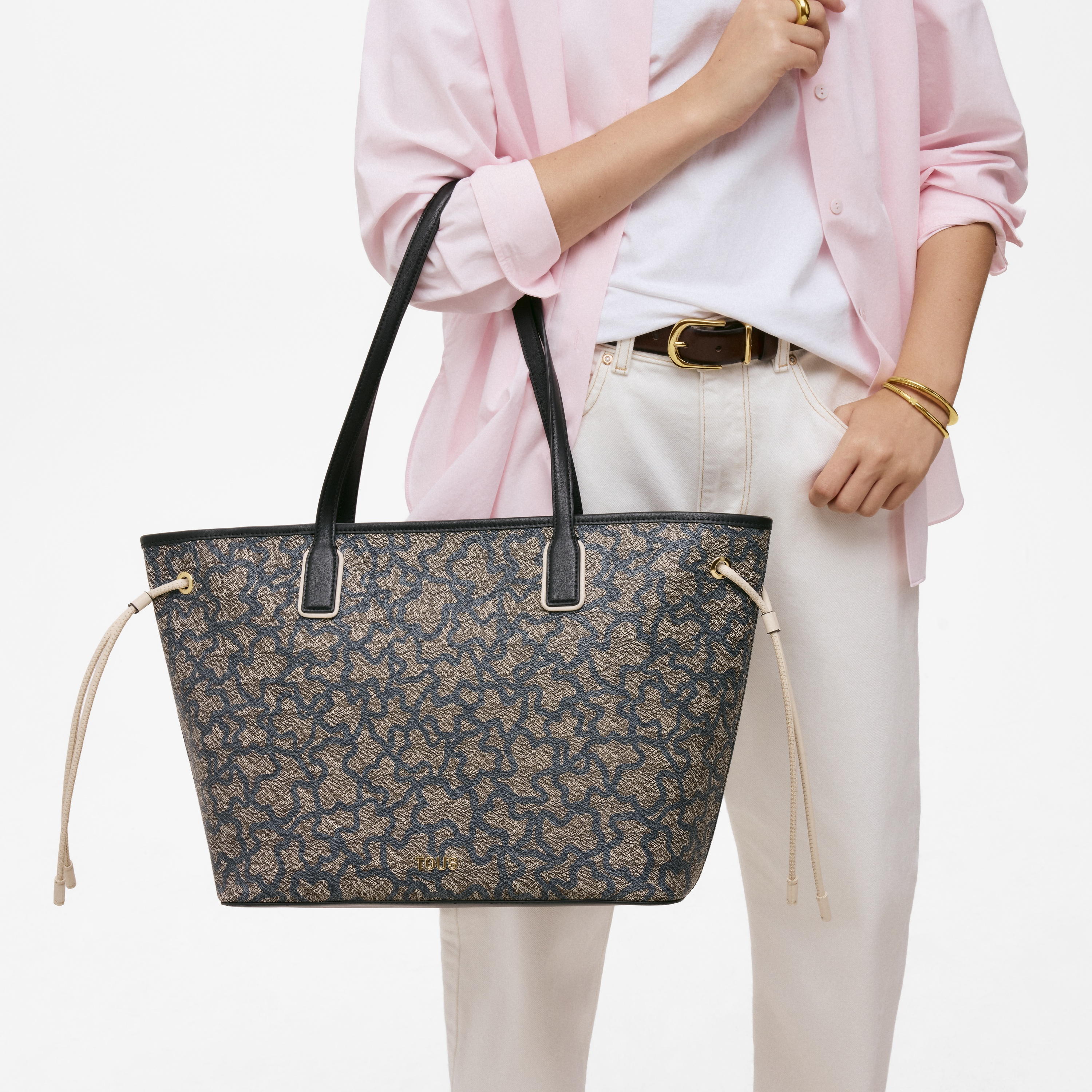 Large black Tote bag TOUS Kaos Icon