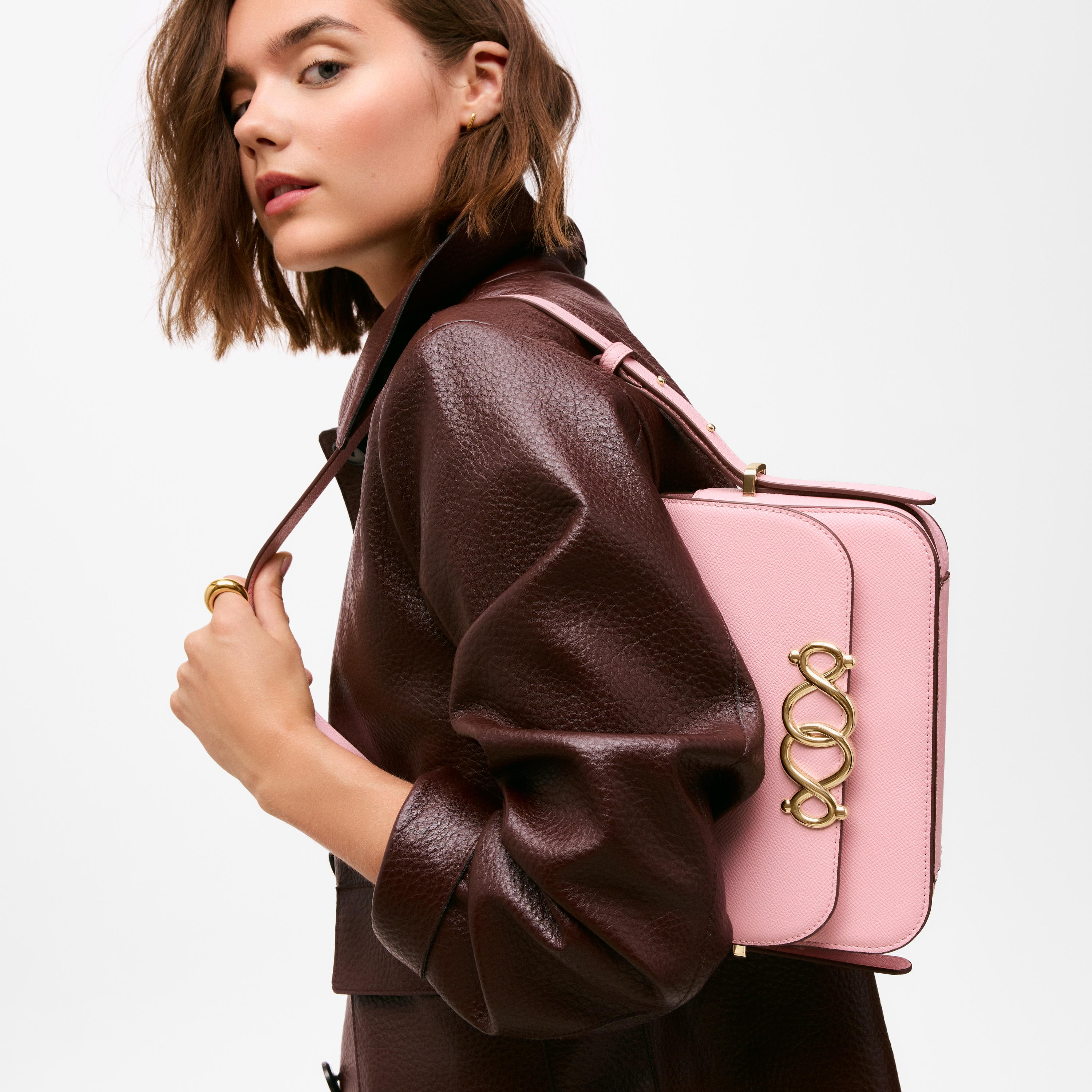 Medium pink Flap crossbody bag TOUS Infinity