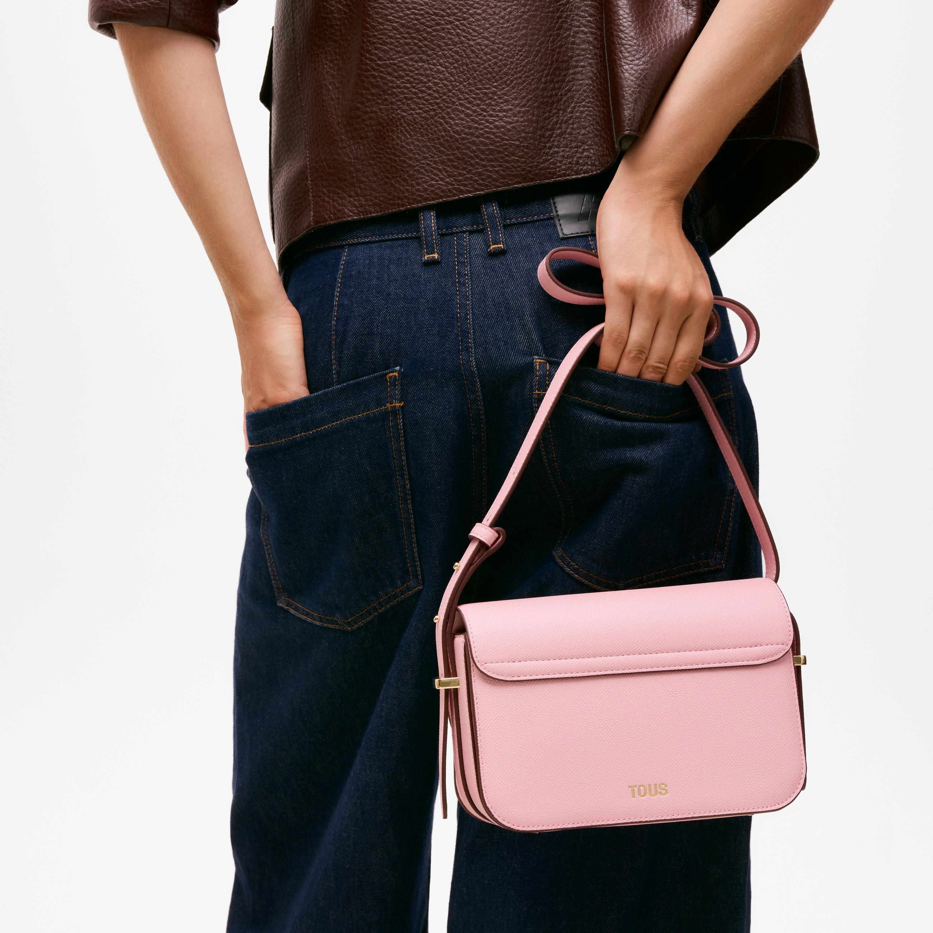 Medium pink Flap crossbody bag TOUS Infinity