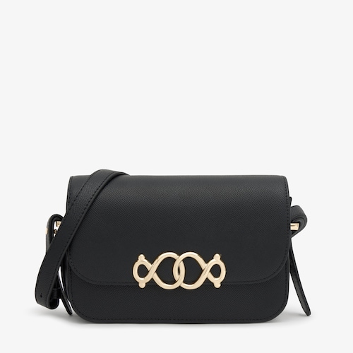 Bandolera mediana flap negra TOUS Infinity
