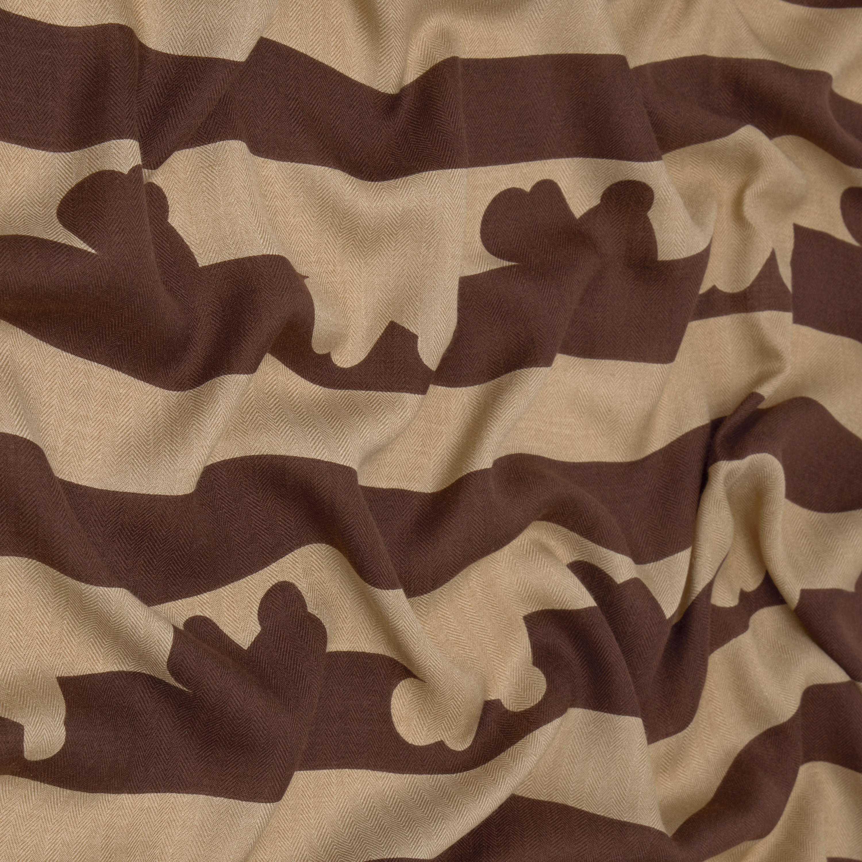 wool Scarf TOUS Bear Stripes Big