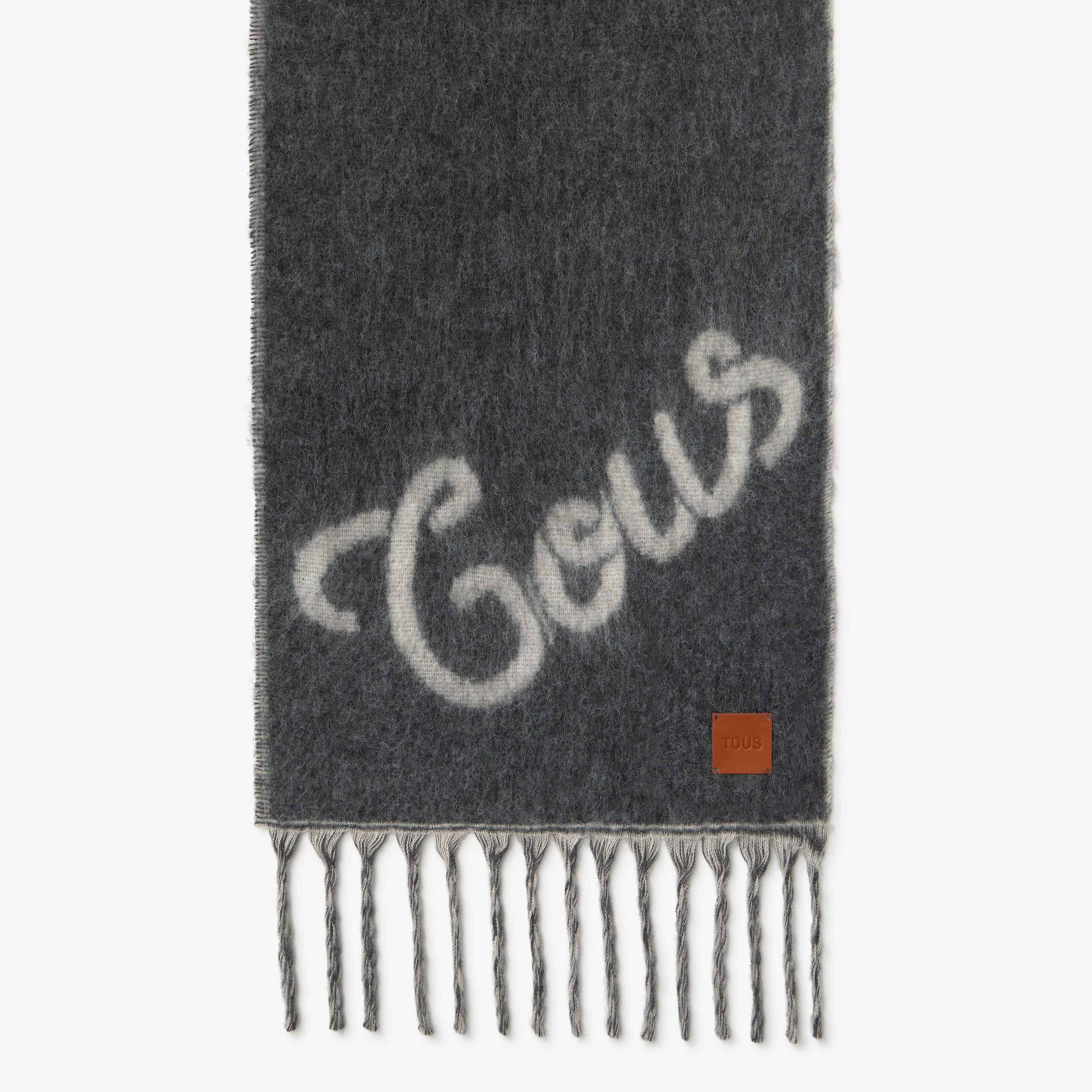 Black knitted Scarf TOUS Monogram