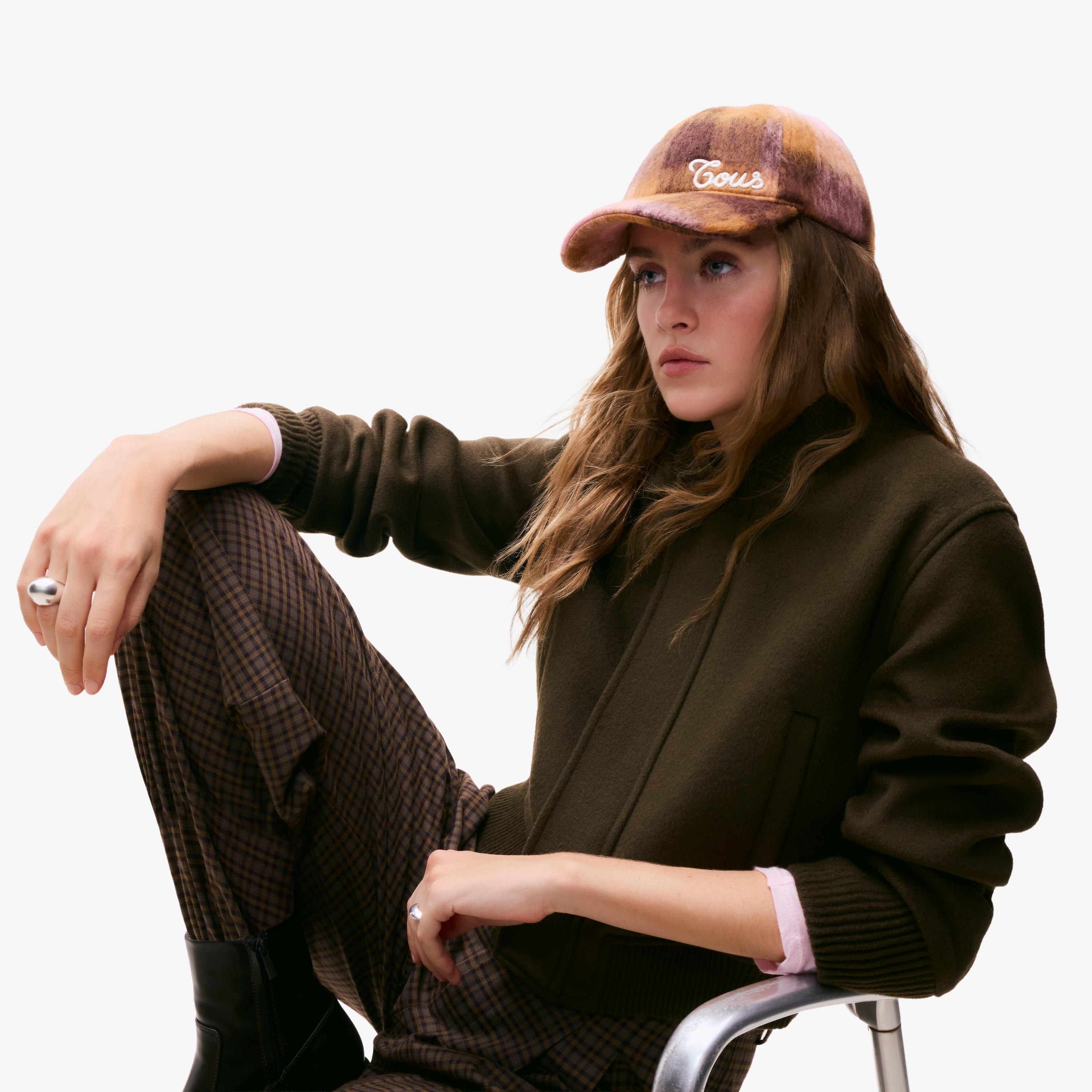Brown and pink Cap TOUS Tulip