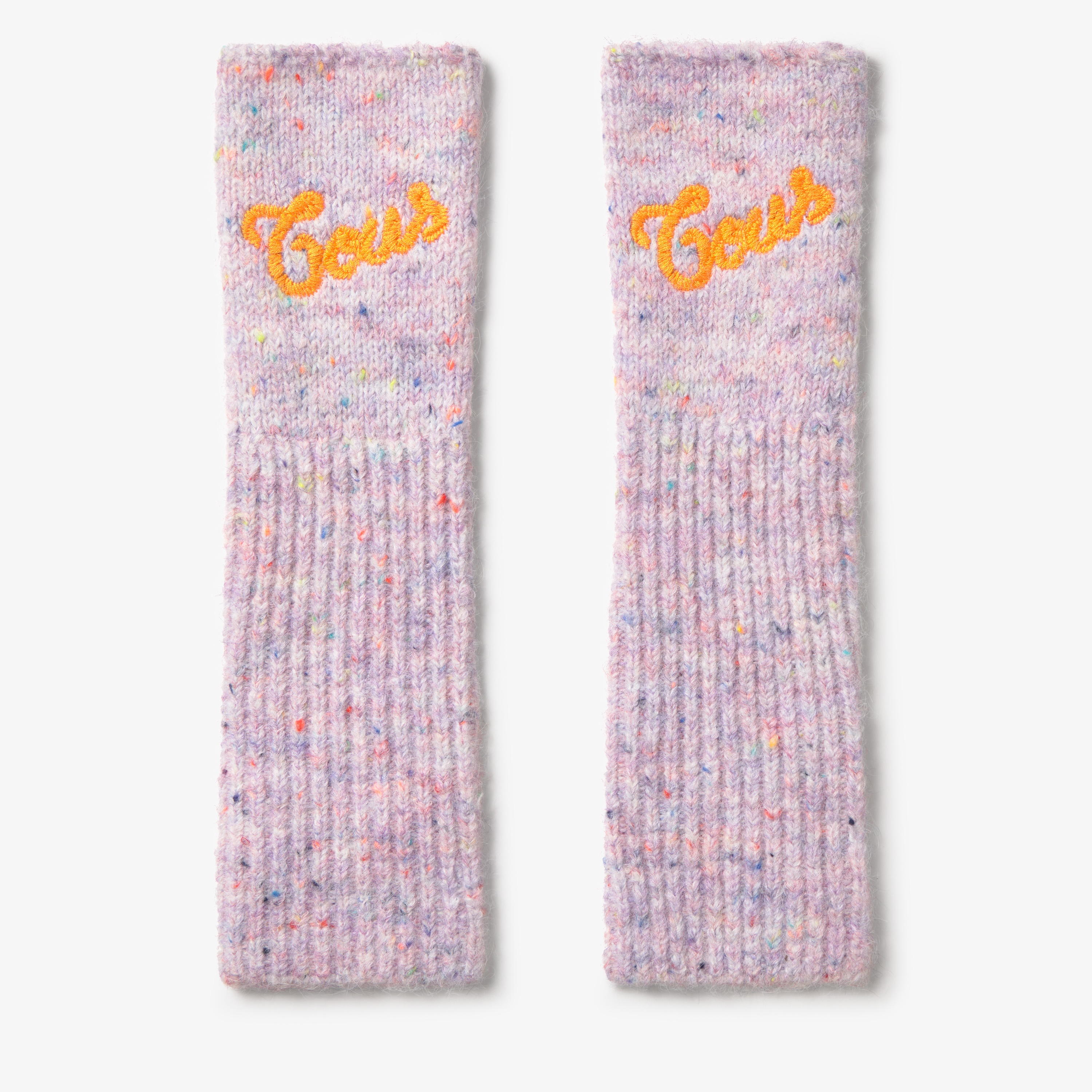 Mauve knit Mittens TOUS Monogran
